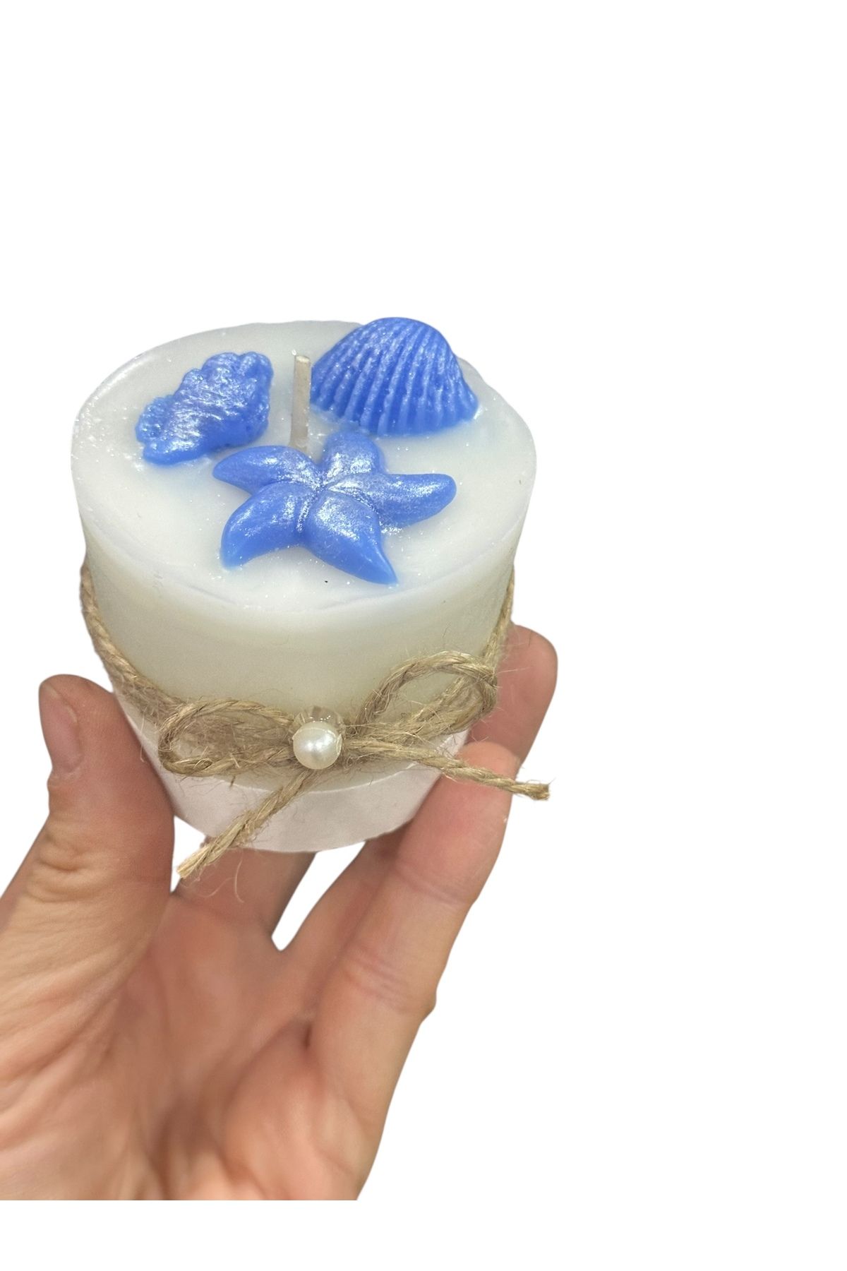 magnocandles Dekoratif kahve yanı sunumluk hediyelik 2 adet mum
