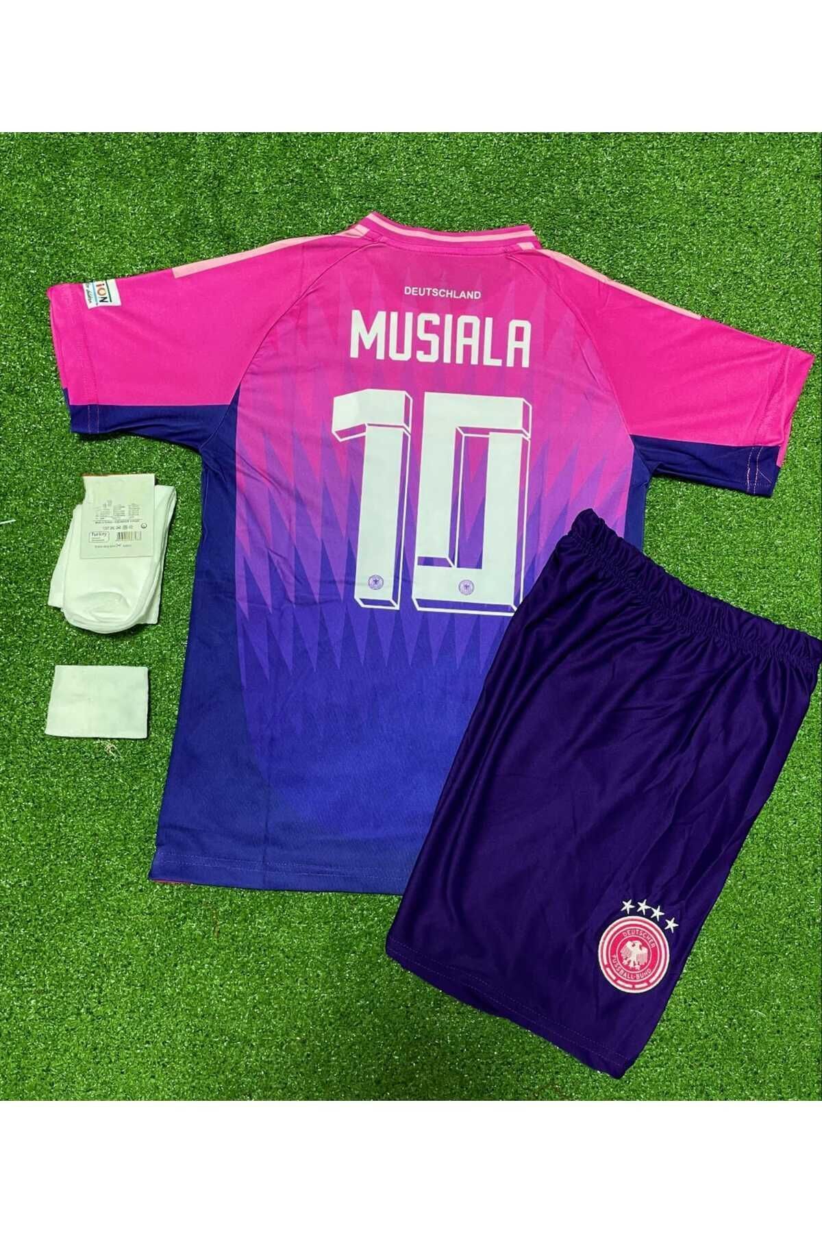 Atlas Global Almanya Euro 2024 Musiala Deplasman Çocuk Forması 4'lü Set