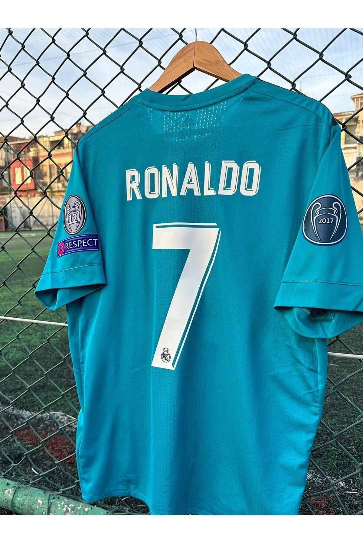 Atlas Global Real Madrid 2017/18 Sezonu C.Ronaldo Röveşata KISA Kol Nostalji Forması