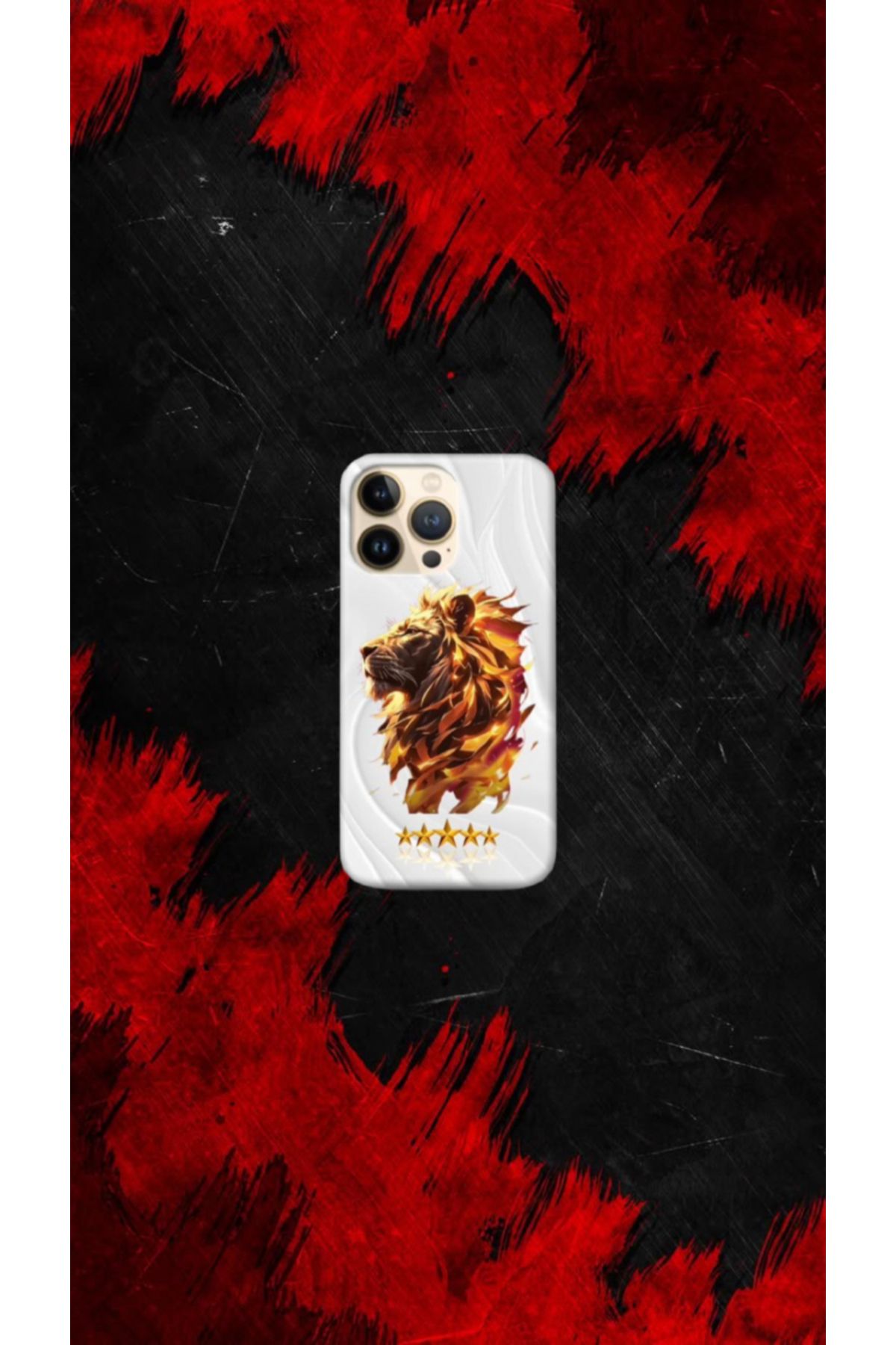 cover shopp Aslan Desenli Kılıf Tasarımı-4 IP 16 Pro Max