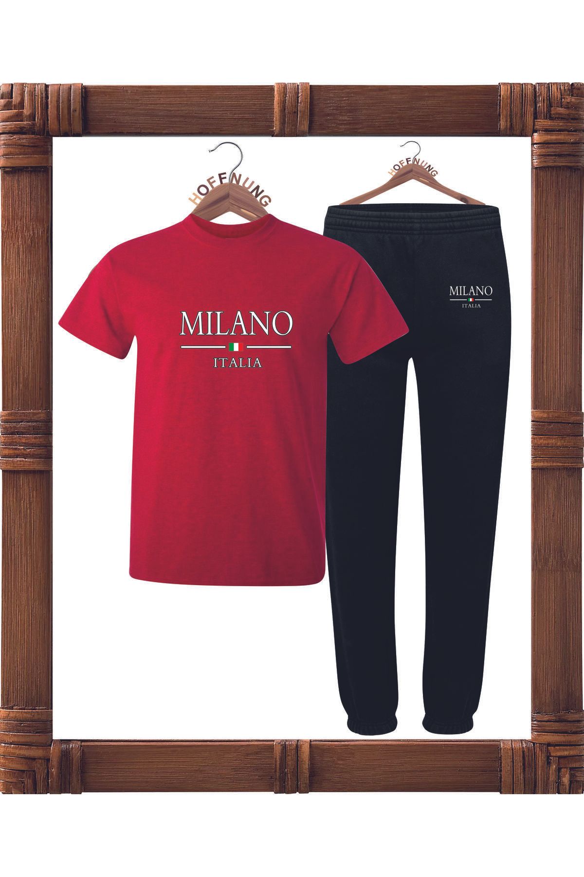 HOFFNUNG Full PANTS MILANO ITALIA Baskılı oversize 2IPLIK
