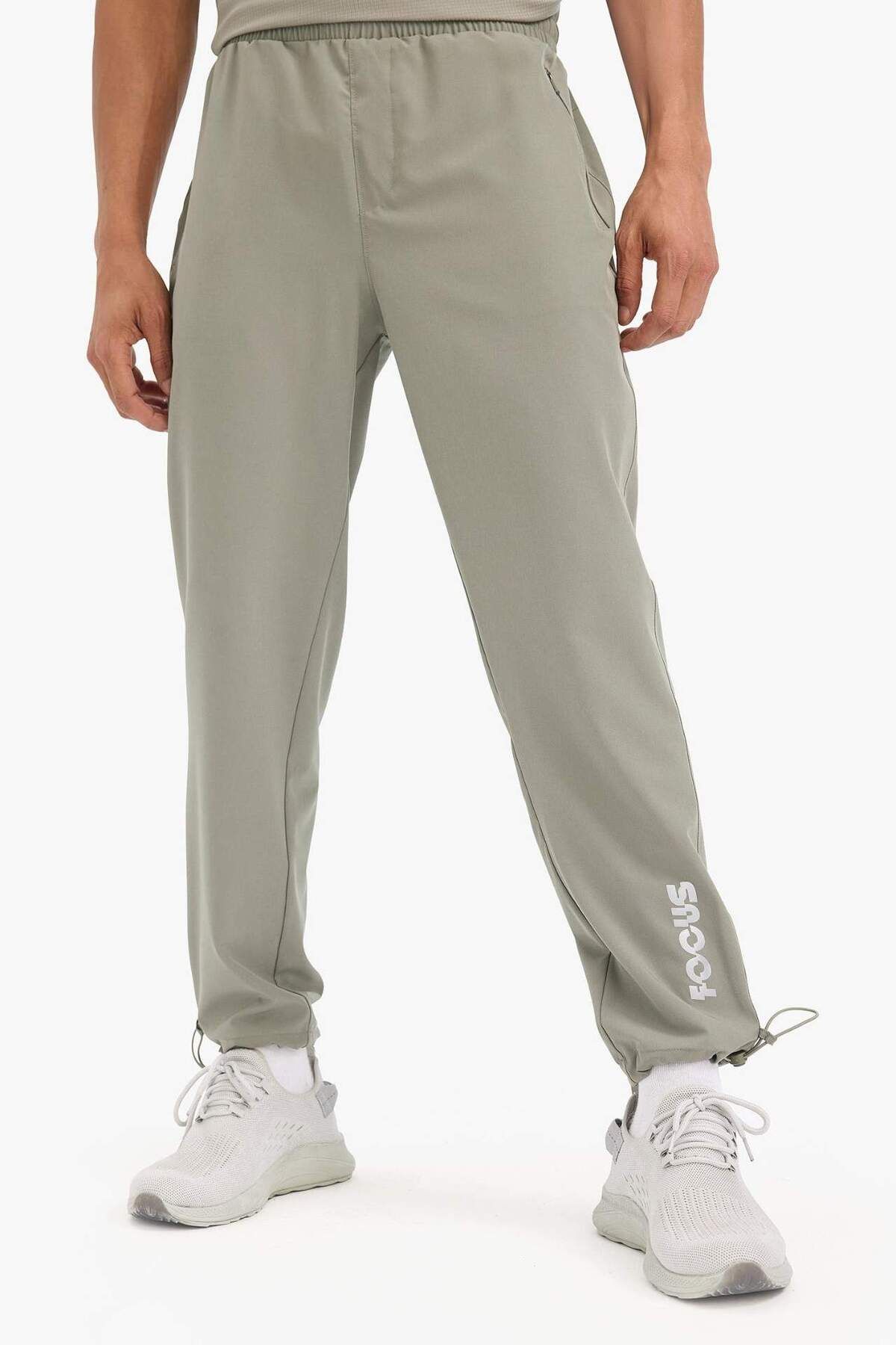 DeFacto DeFactoFit Slim Fit Dar Kesim Çift Cepli Dokuma Sporcu Jogger C2833AX25SM