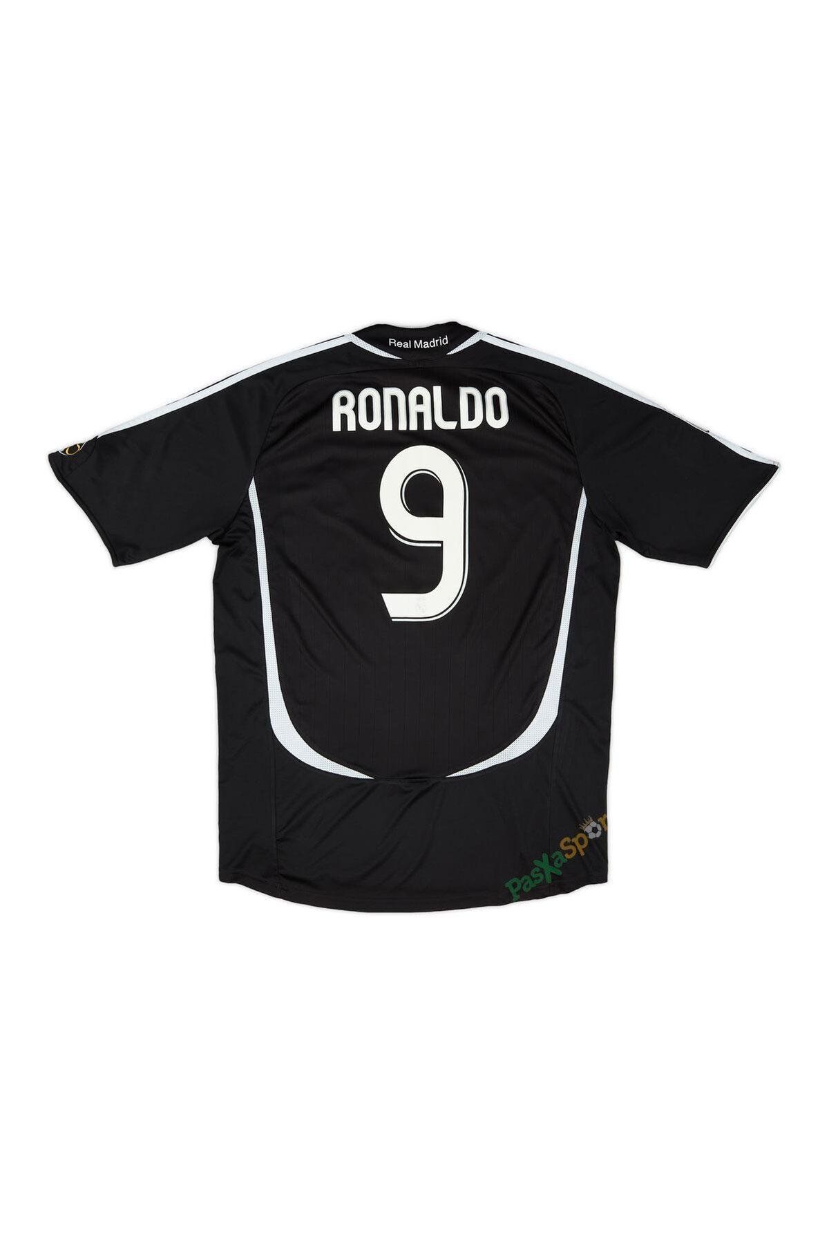 Atlas Global Real Madrid 2006-2007 Ronaldo Siyah Deplasman Kısa Kolu Retro Forması