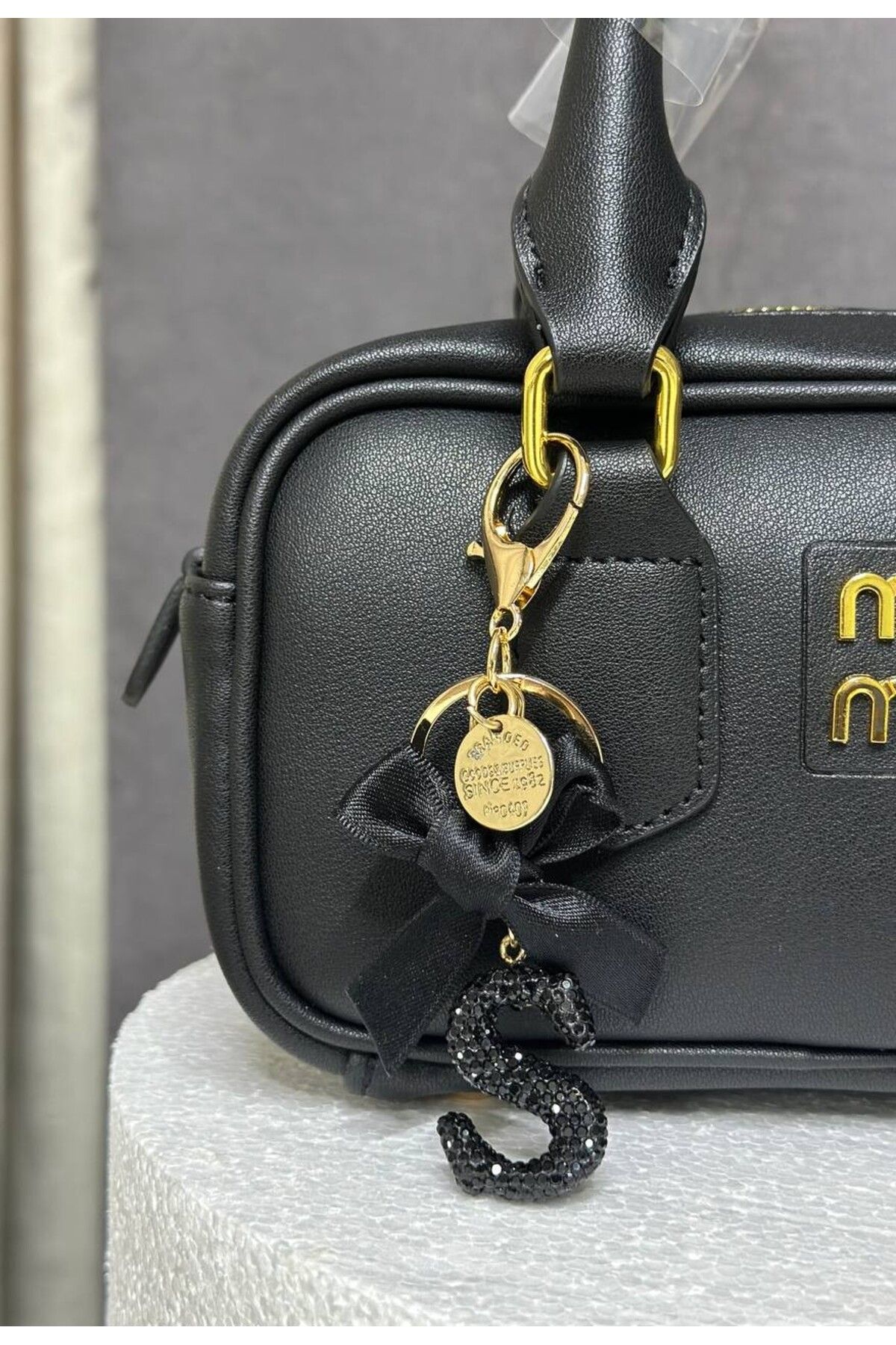 Nues 'S' Harfli / Taşlı Charm / Çanta Charm / Çanta Aksesuarı