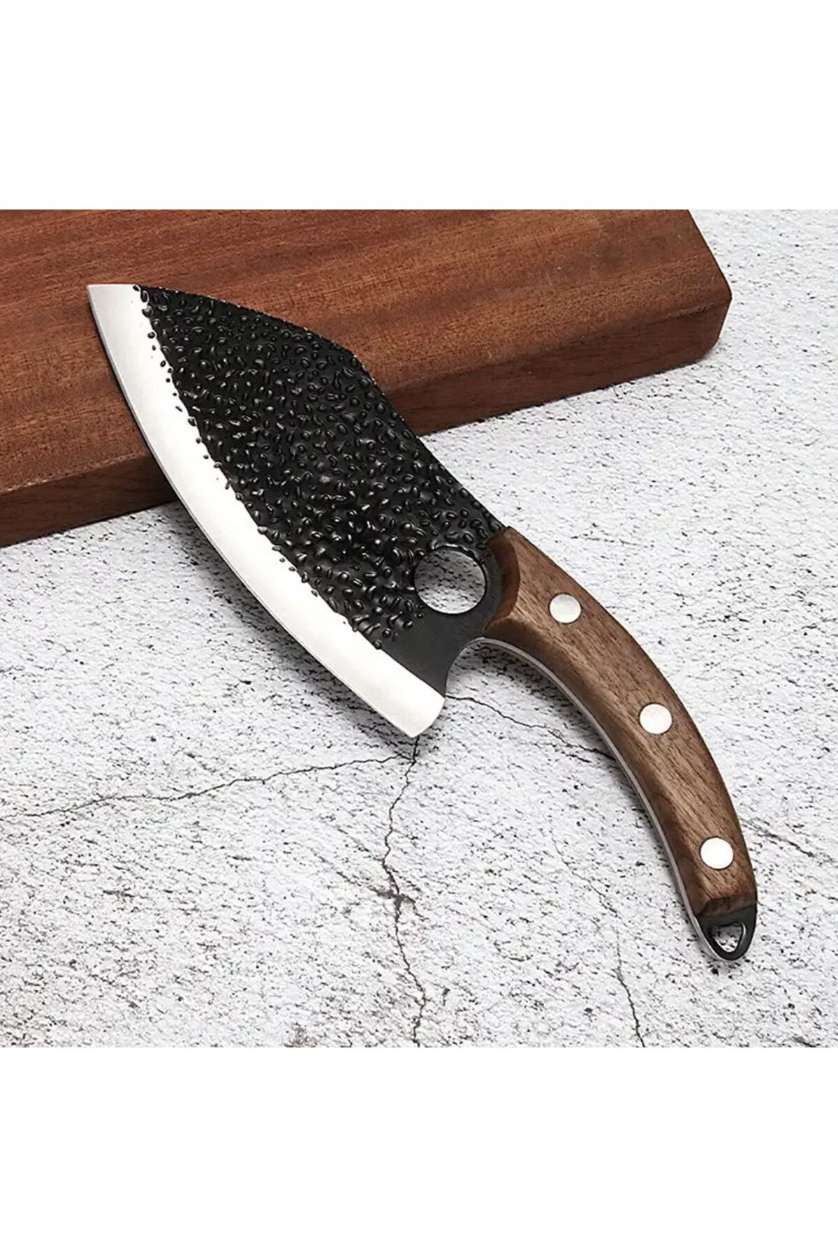 PUFO-Satâr de bucătărie Elite Hunt din oțel și mâner din lemn, 29 cm 5