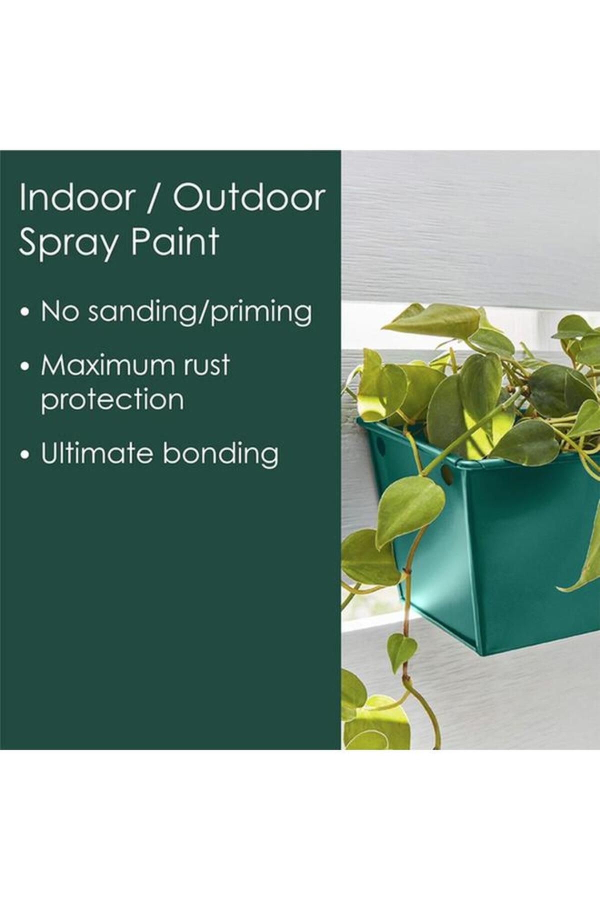 Generic-KRYLON Rust Resistant Fusion All-in-One Spray Paint and Primer Gloss Hunter Green 12oz K02789007 4