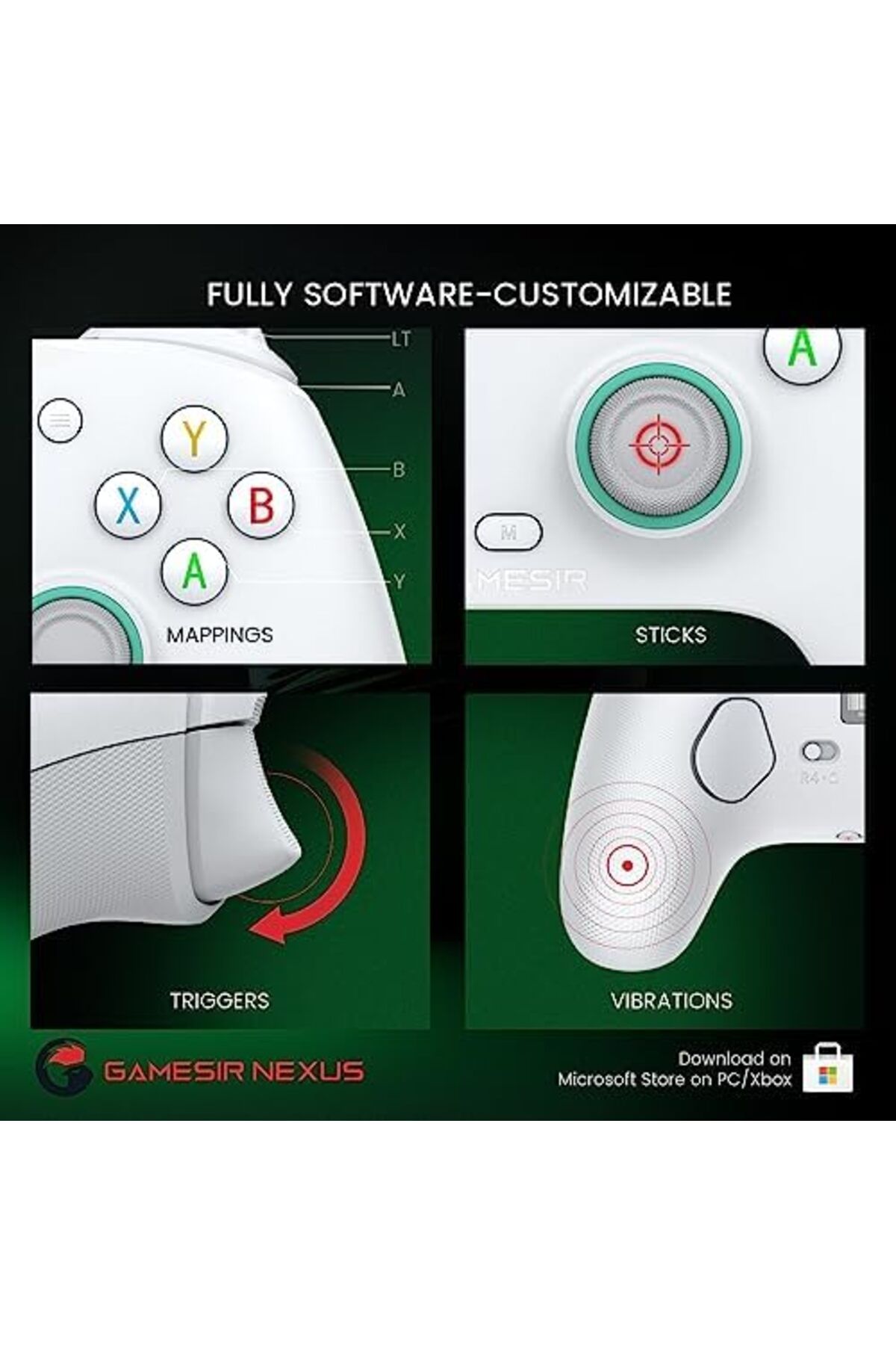 GameSir-G7 SE Wired Controller for Xbox Series X|S, Xbox One & Windows 10/11, Plug and Play Gaming G 6