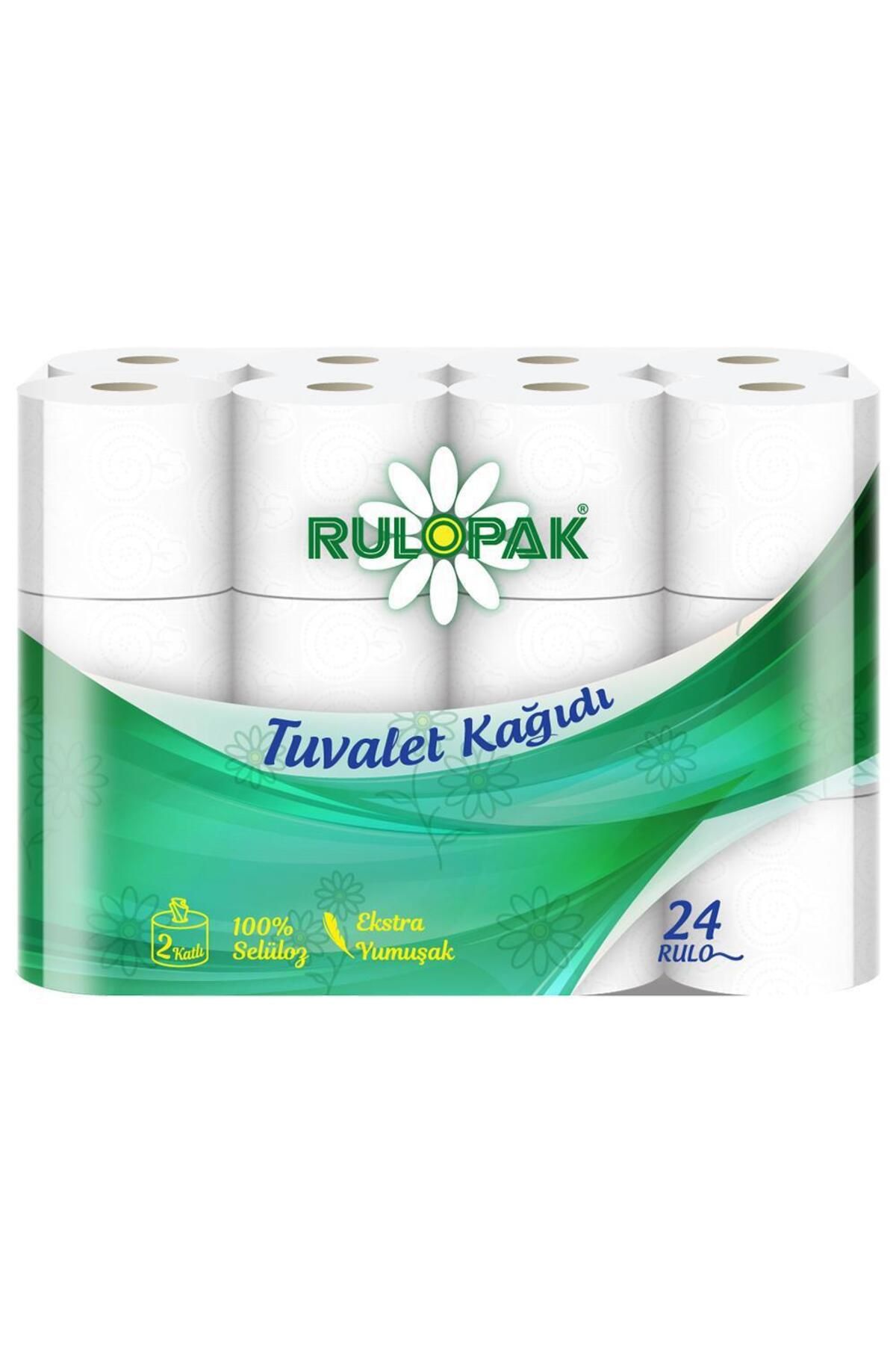Rulopak Tuvalet Kağıdı 2 Katlı 18 M - 24 Adet (300127)