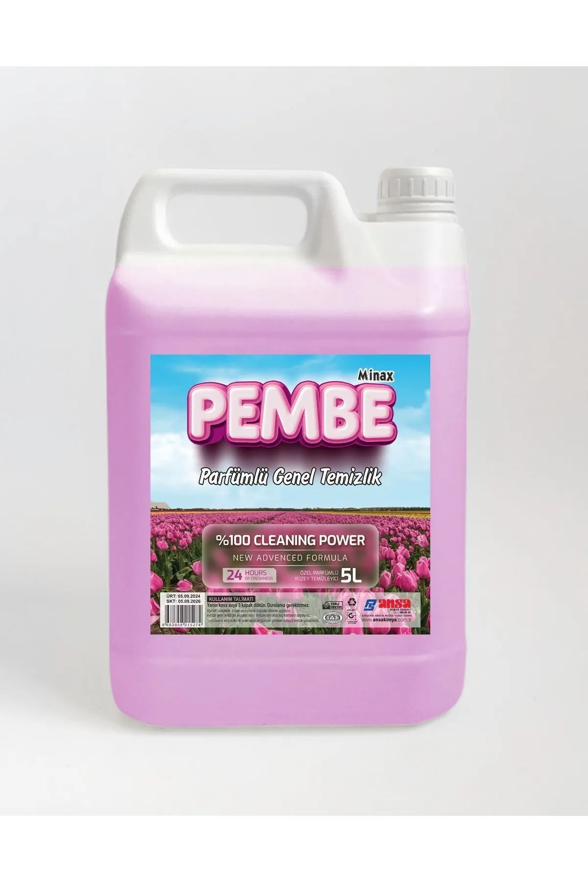 Minax Clean ALAÇATI Parfümlü Genel Yüzey Temizlik 5 L