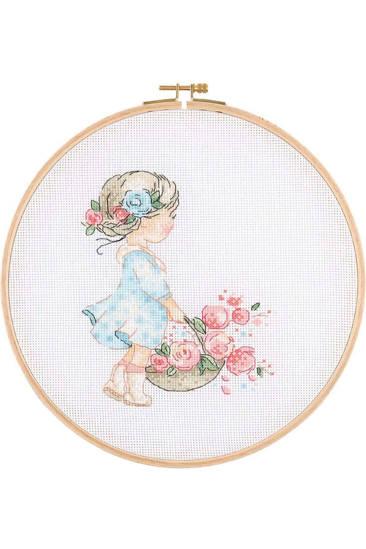 Tuva Kanaviçe Etamin Kiti 25cm E2606