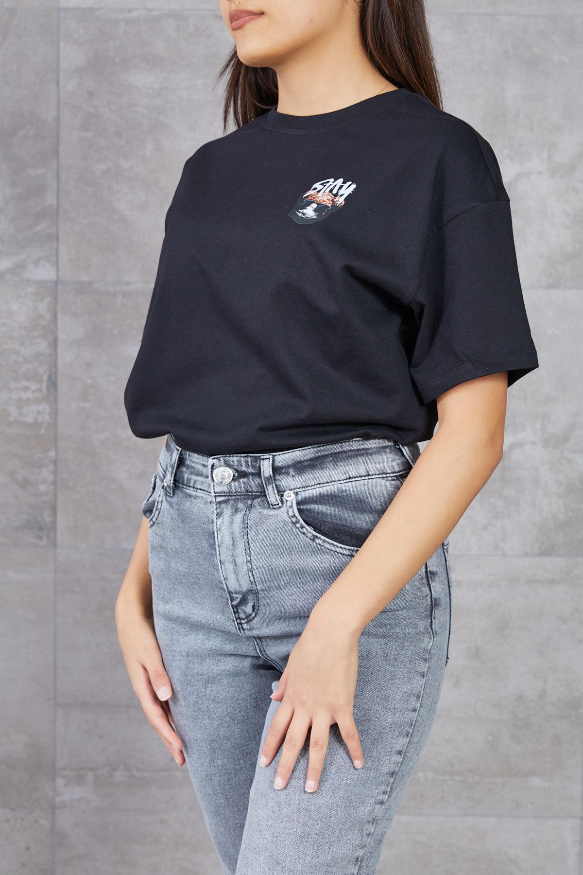 DPARİS Baskılı T-shirt