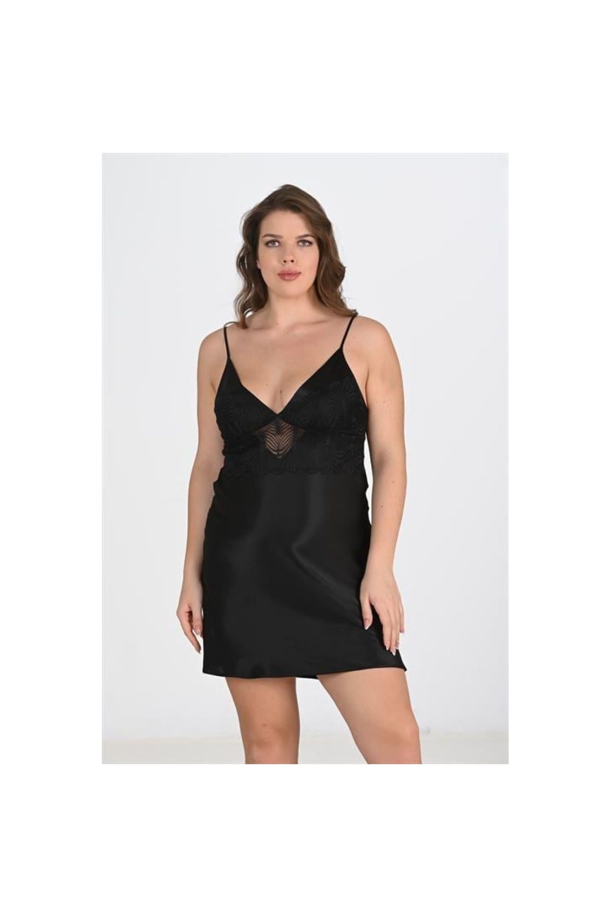 Findit 2'li Siyah Sabahlık Takımı Bigsize 6213