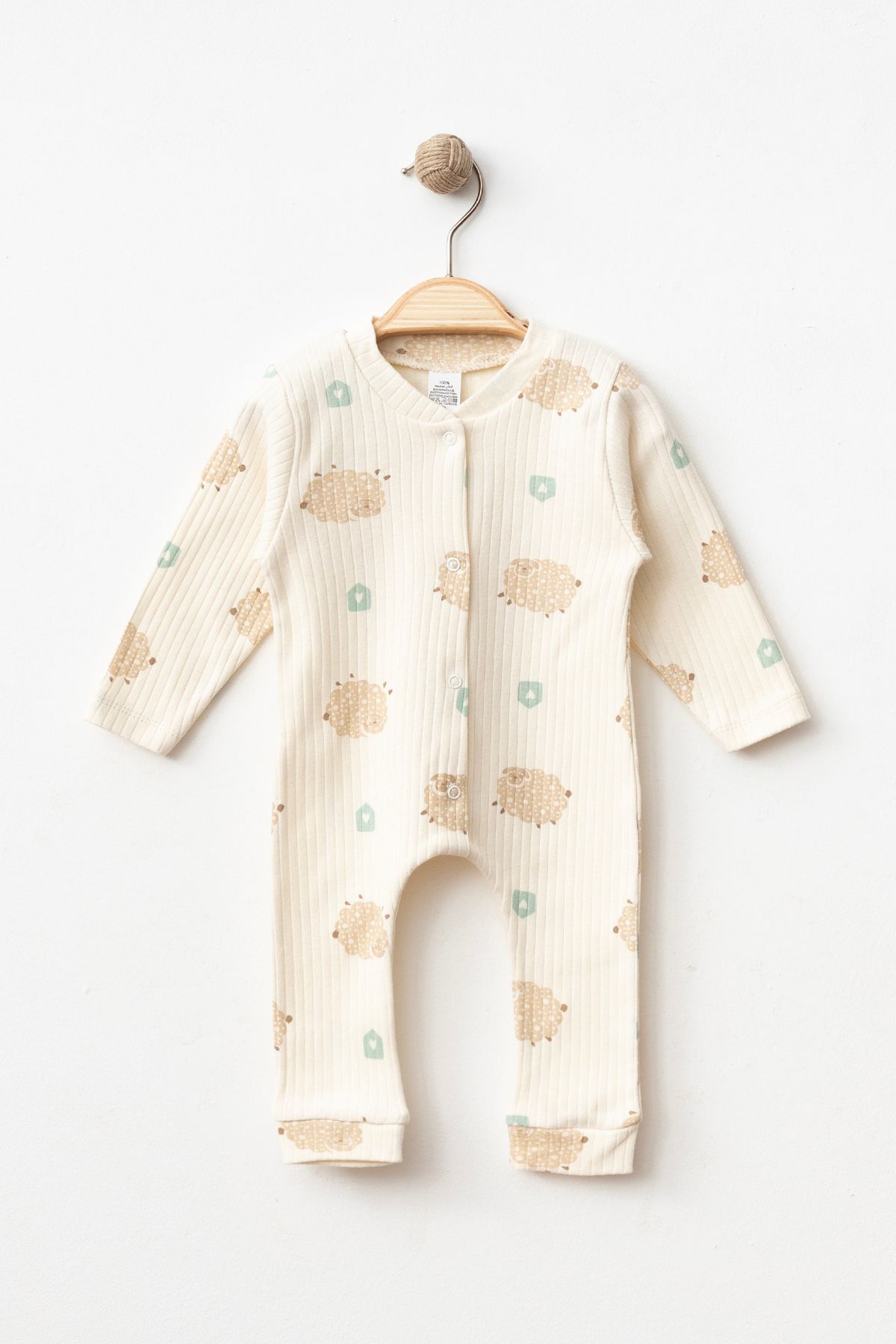 yukobaby bebeğiniz için en doğalı BEBEK KUZULU KALPLİ 3-6-9 AY PAMUKLU MANŞETŞİZ TULUM YENİDOĞAN HASTANE ÇIKIŞI BEBEK KIYAFETİ YK714
