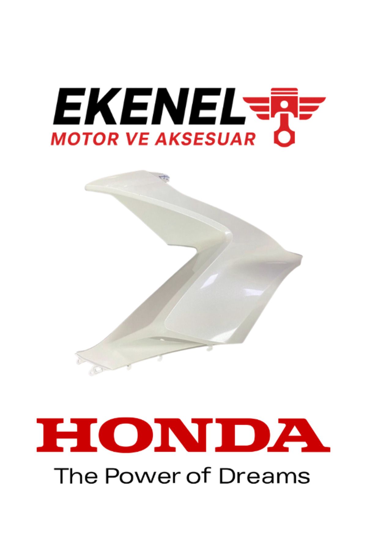 Honda PCX 125 (2021–2024) Sağ Grenaj Beyaz Orijinal