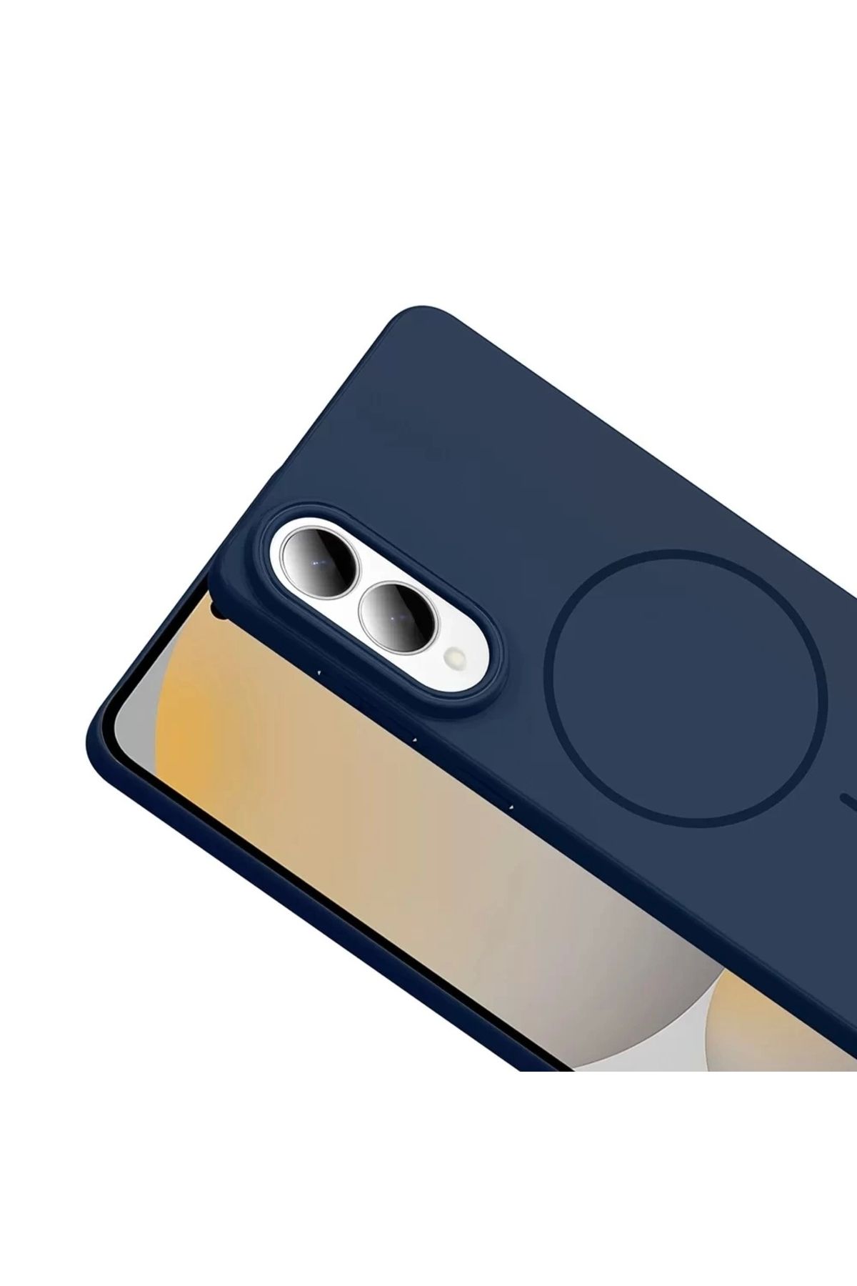 Lopard Samsung Galaxy S25 Edge Yumuşak Hisli Sert Kılıf Magsafe Şarj Özellikli Ruby Sert Kapak