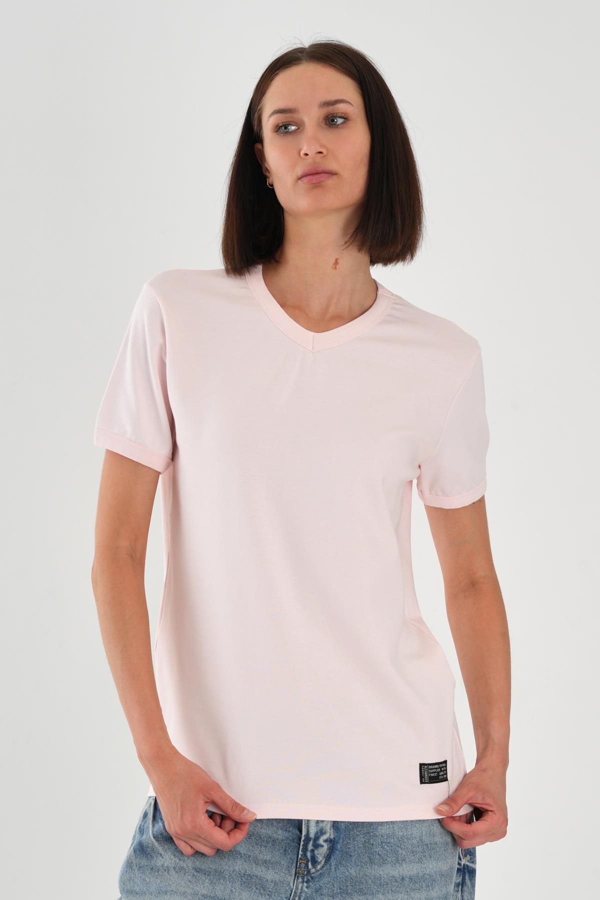 ALEXANDERGARDI V Yaka T-shirt