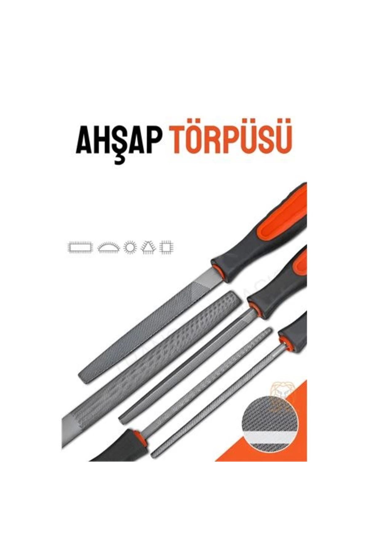 NZM TİCARET Ahşap Törpüsü 5 Model Ahşap Törpü Seti