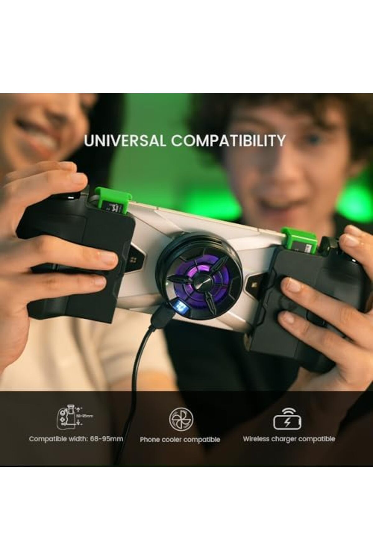 GameSir-وحدة تحكم الألعاب المحمولة X4 Aileron Bluetooth لأجهزة Android مع عصا تحكم Hall Effect 3