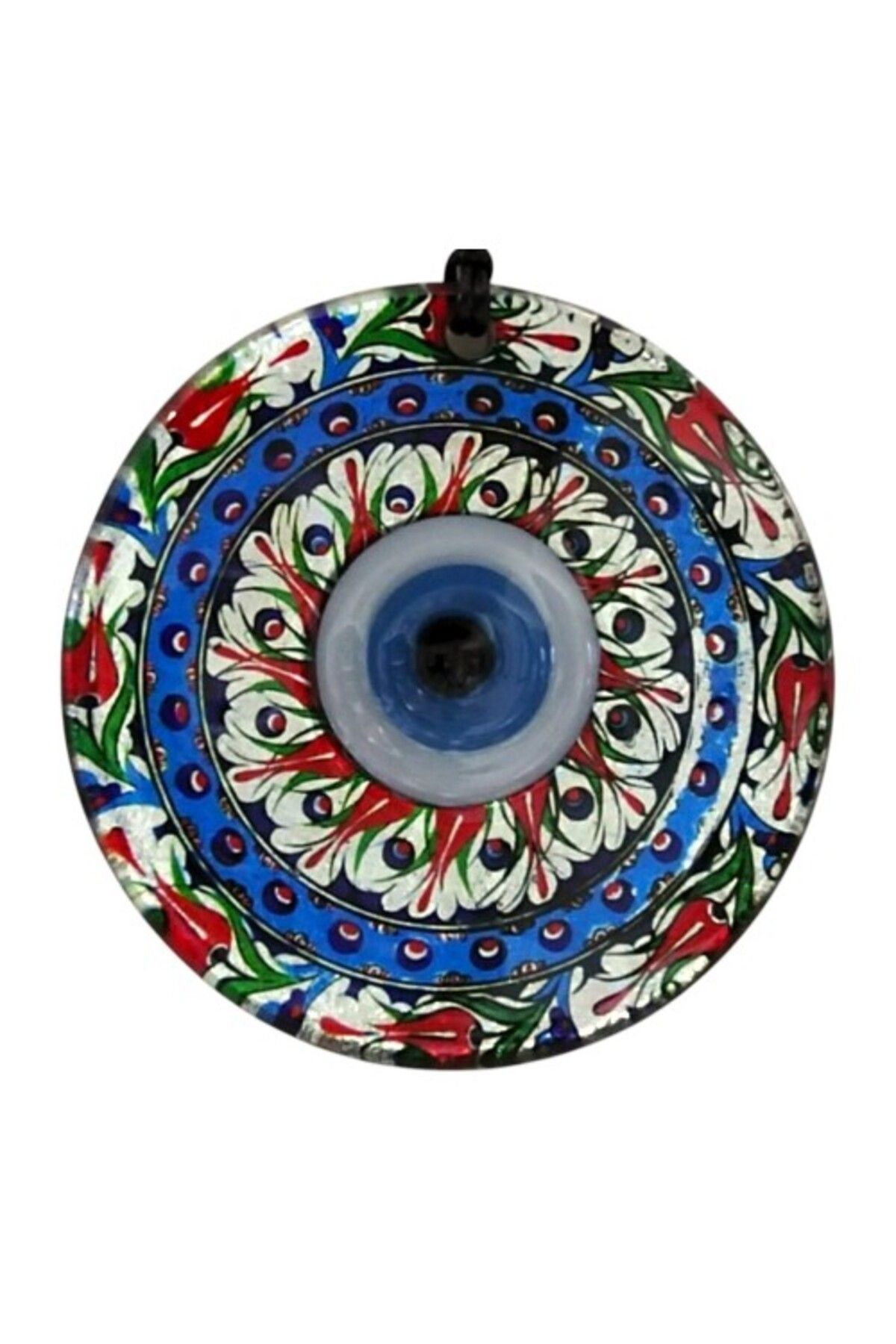 just cheap store Lale Desenli Gümüş Rengi 12 Santimetre Füzyon Cam Duvar Süsü