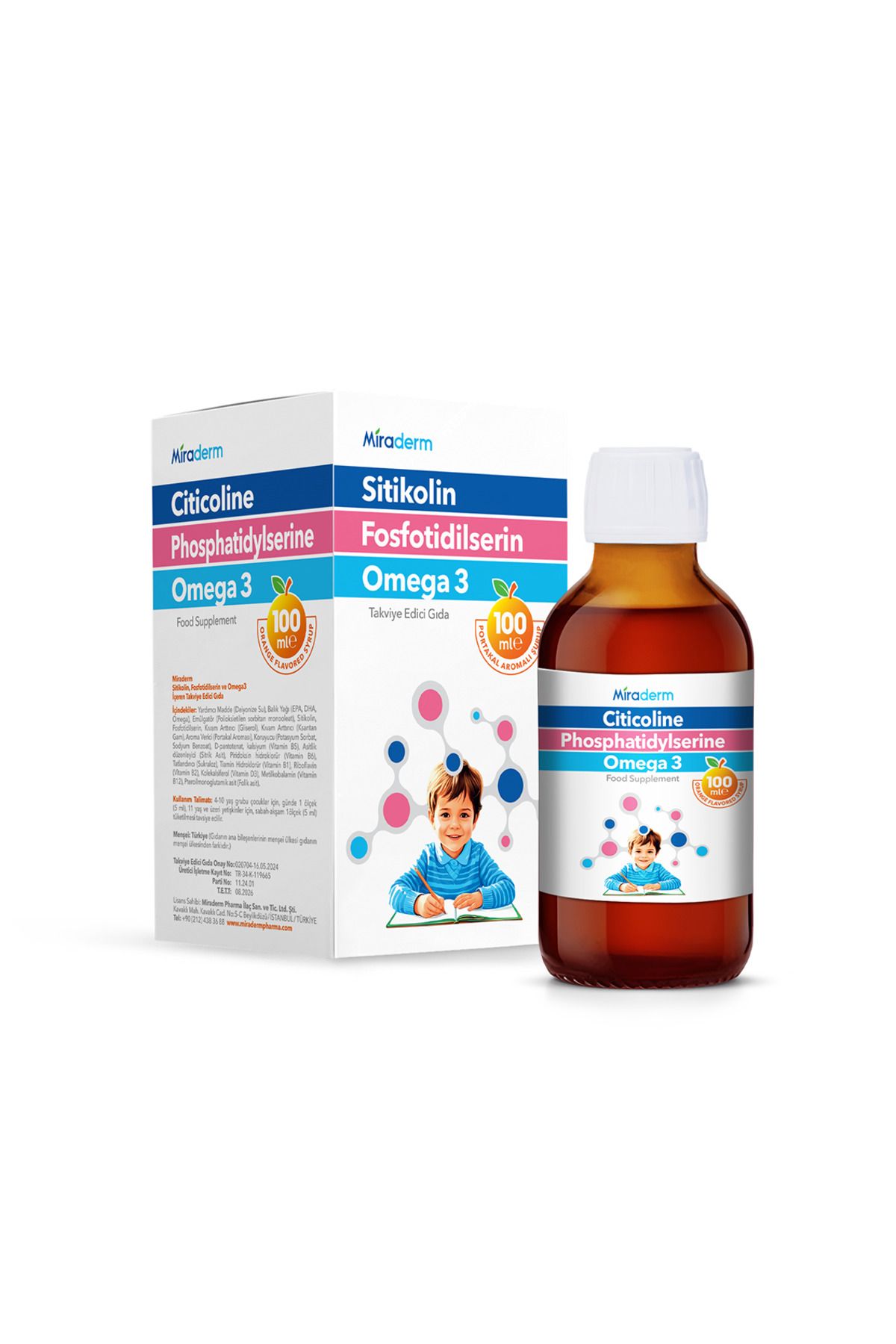 Miraderm SİTİKOLİN COGNİZİN ŞRP 100 MRD