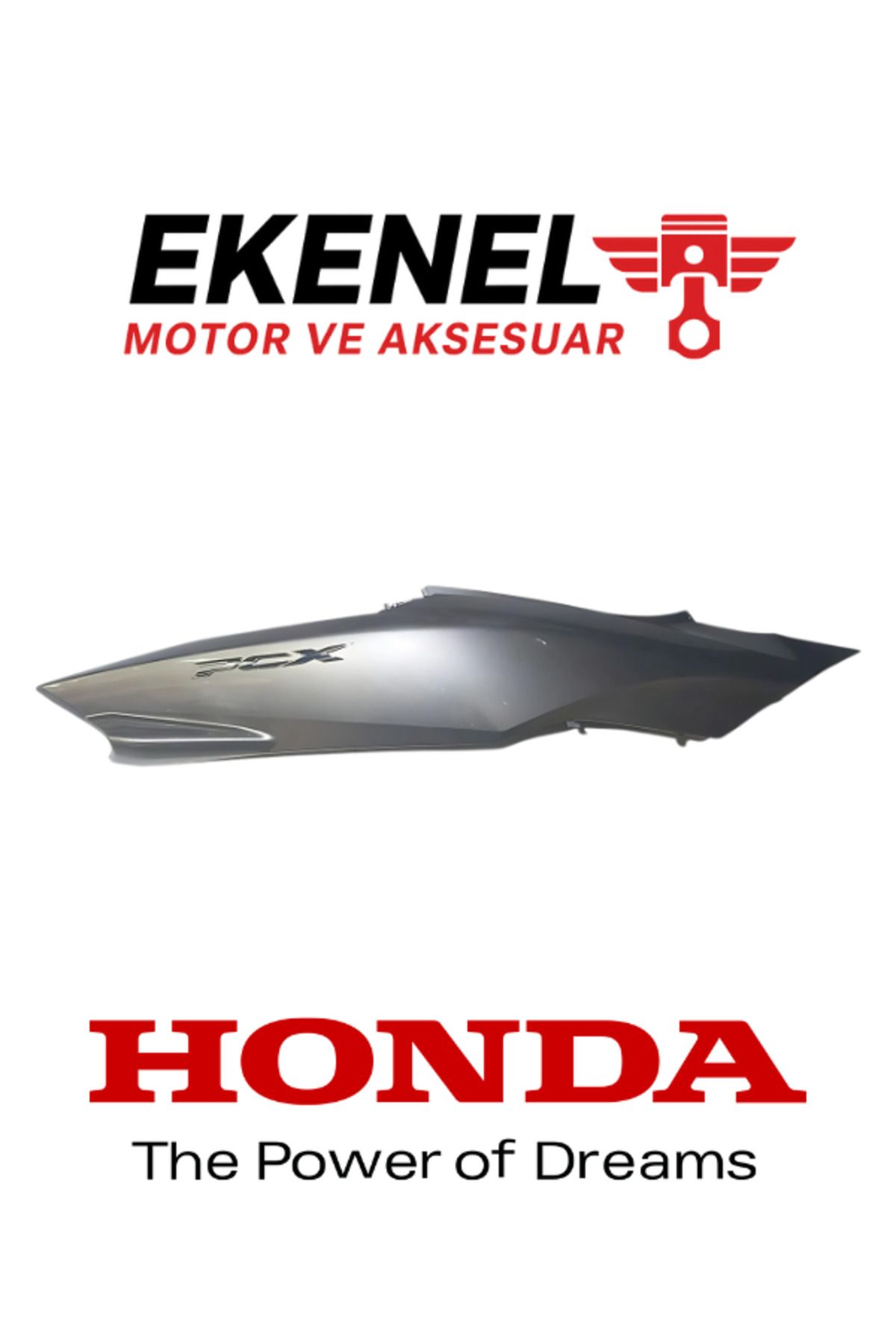 Honda PCX 125-150 Sele Altı Sağ Kapak Füme Orijinal