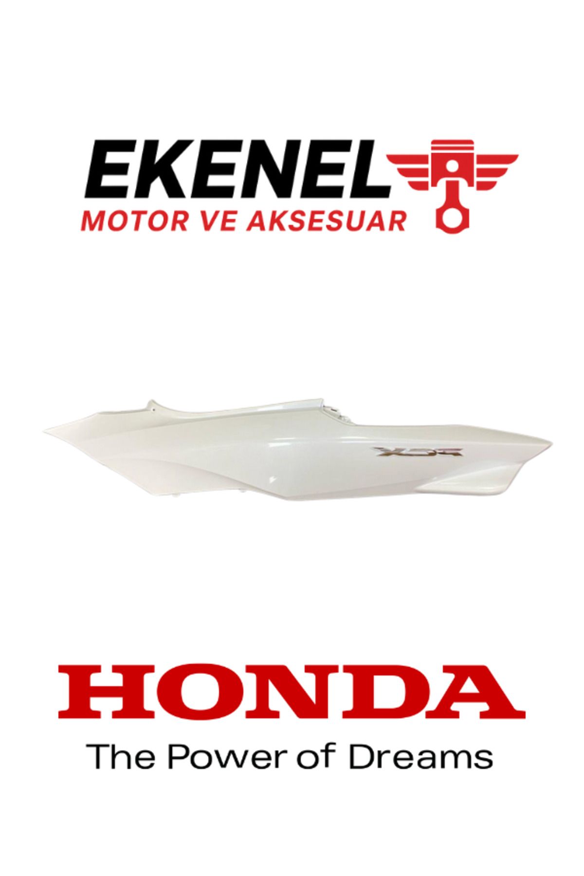 Honda PCX 125-150 Sele Altı Sol Kapak Beyaz Orijinal