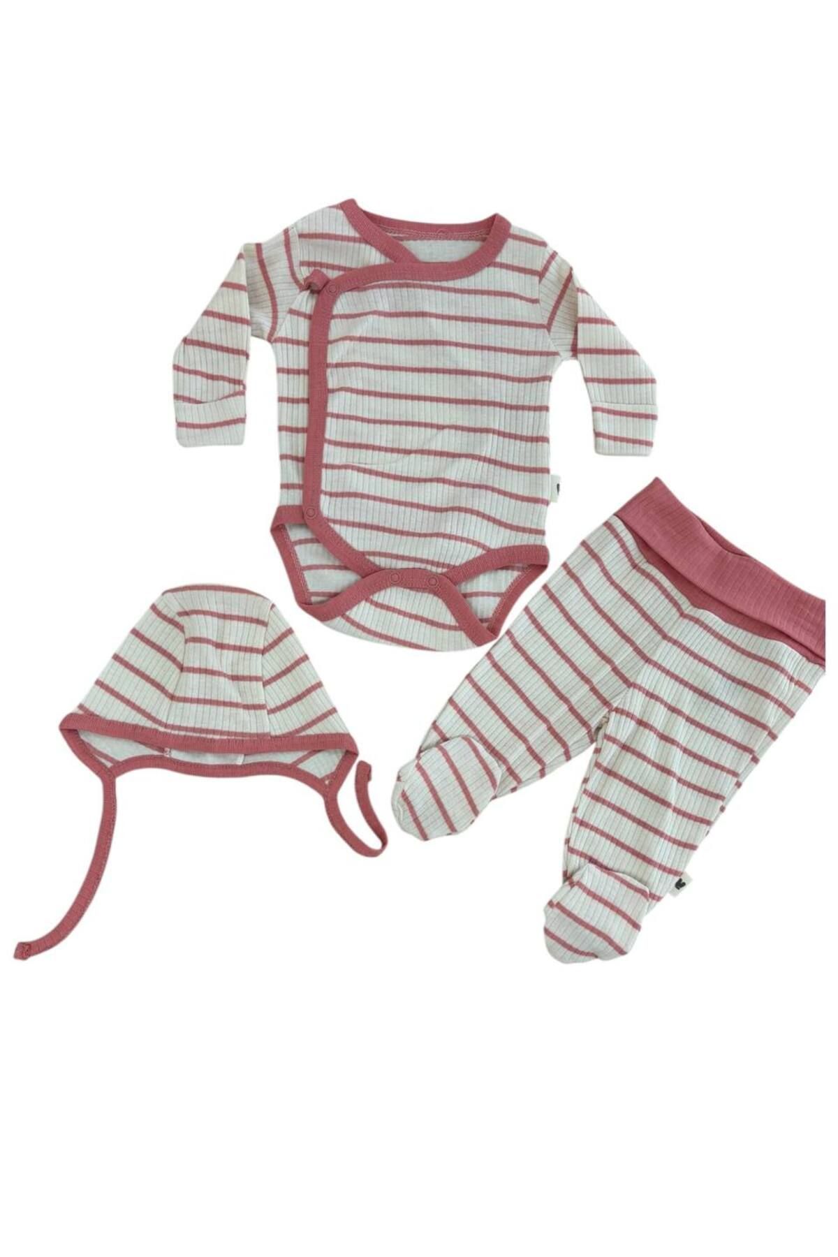WOWOKİDS 3'LÜ BODY TAKIM PANTALON KAŞKORSE