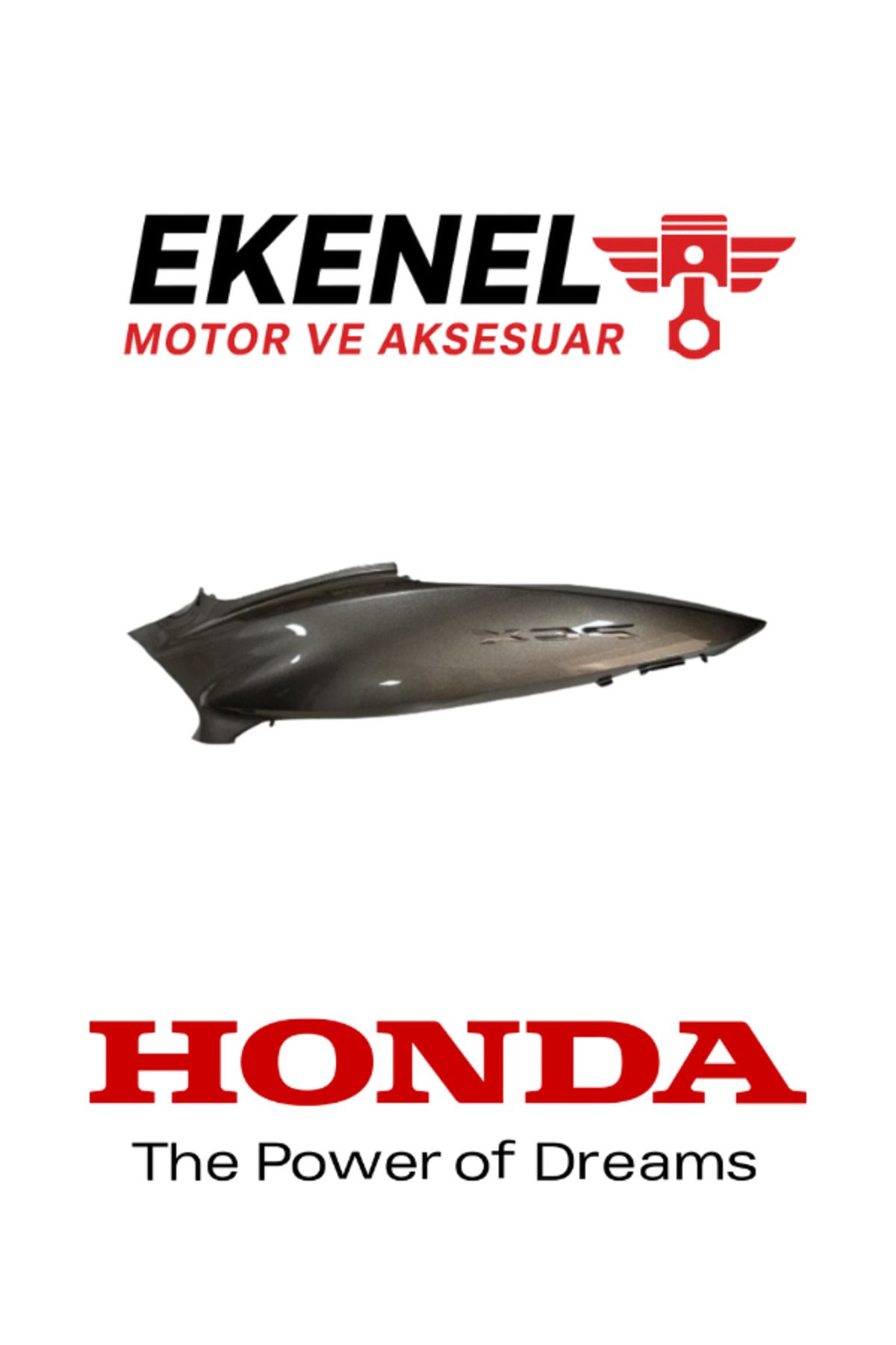 Honda PCX 125 (2018–2020) Sele Altı Sol Kapak Füme Orijinal