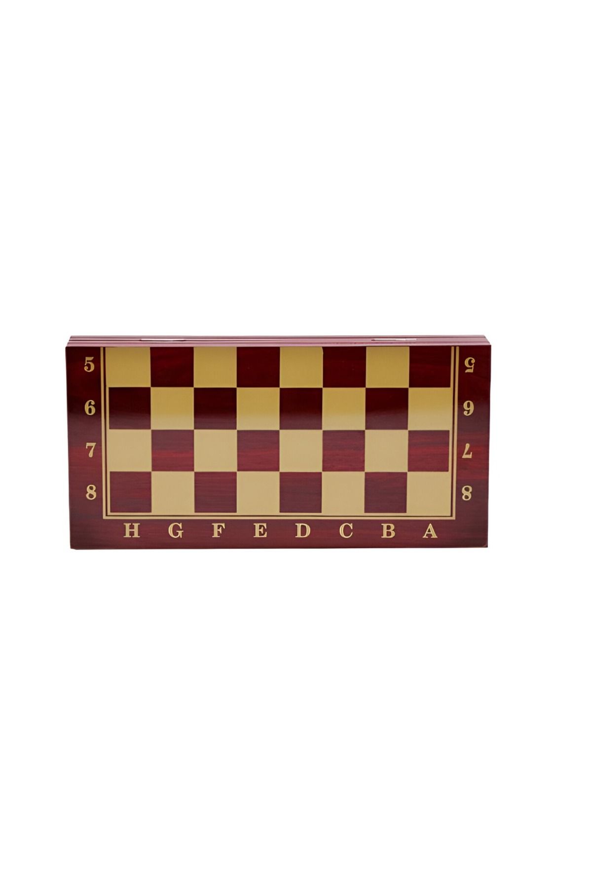 rexa-Chess, Checkers & Backgammon Game Set Folding Board with Full Playing Pieces 2
