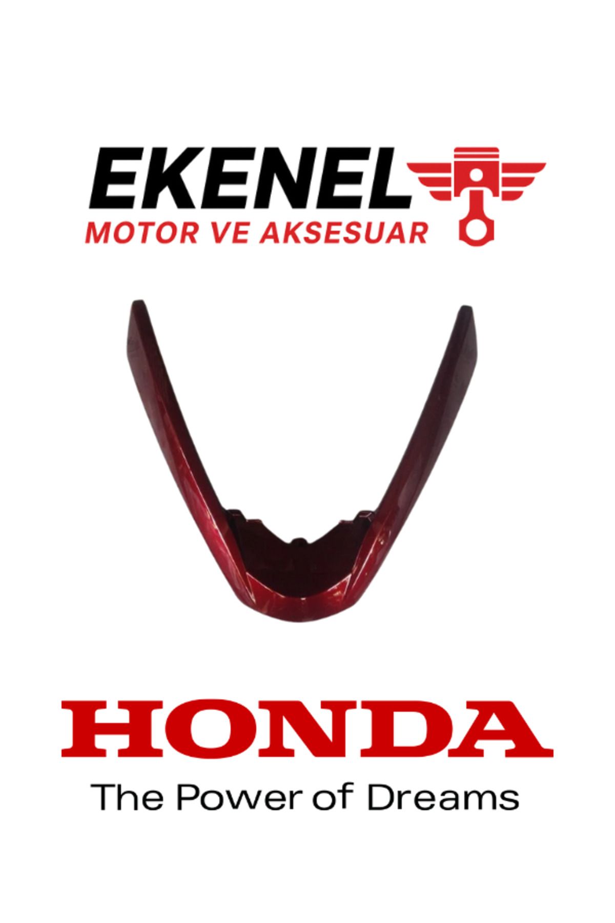 Honda PCX 125-150 Far Üst V Parça Kırmızı Orijinal | Ön Üst Panel Parçası