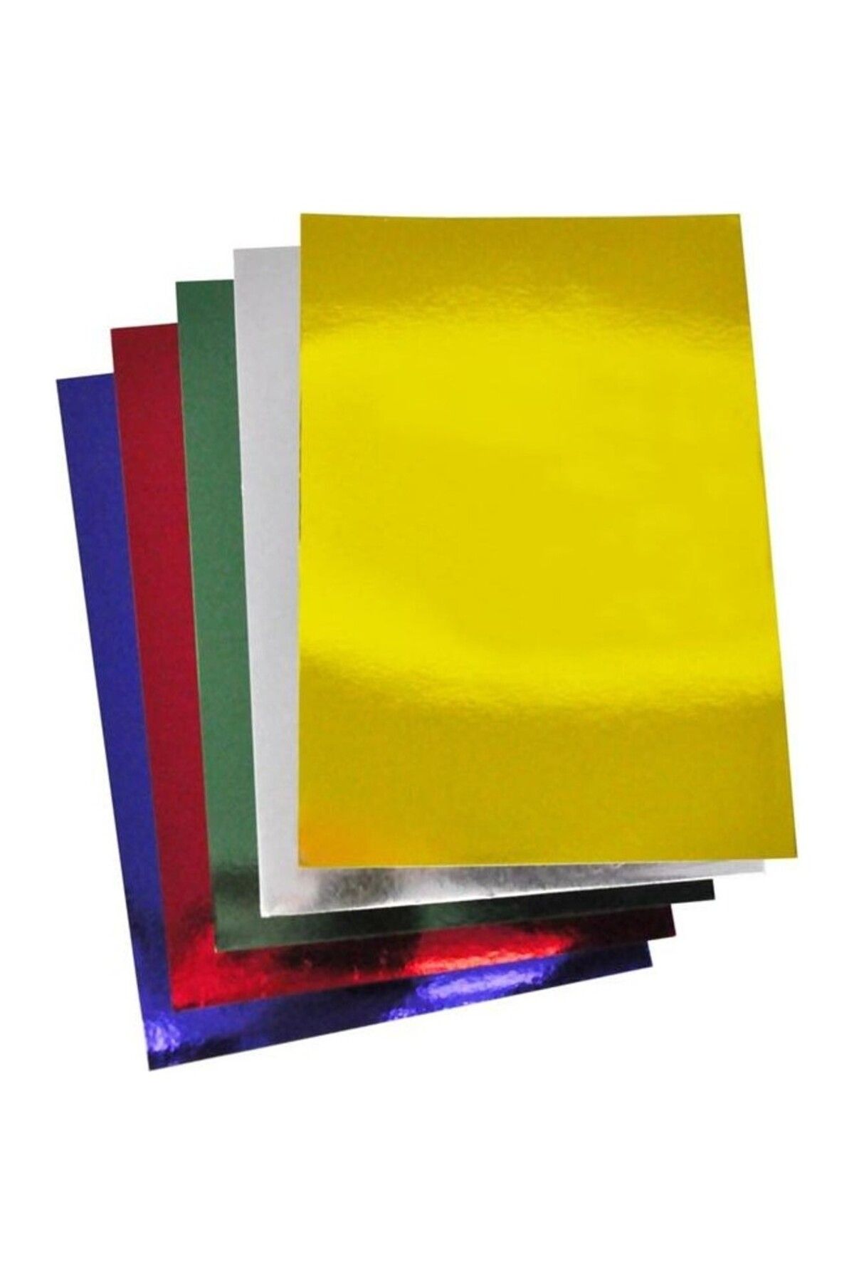 Dolphin Oluklu Metalik Karton 50X70 Cm 10 Renk