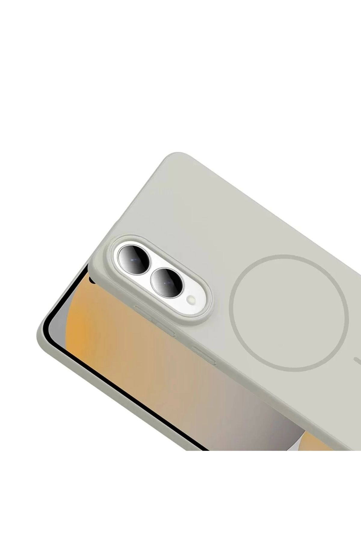 Lopard Samsung Galaxy S25 Edge Yumuşak Hisli Sert Kılıf Magsafe Şarj Özellikli Ruby Sert Kapak