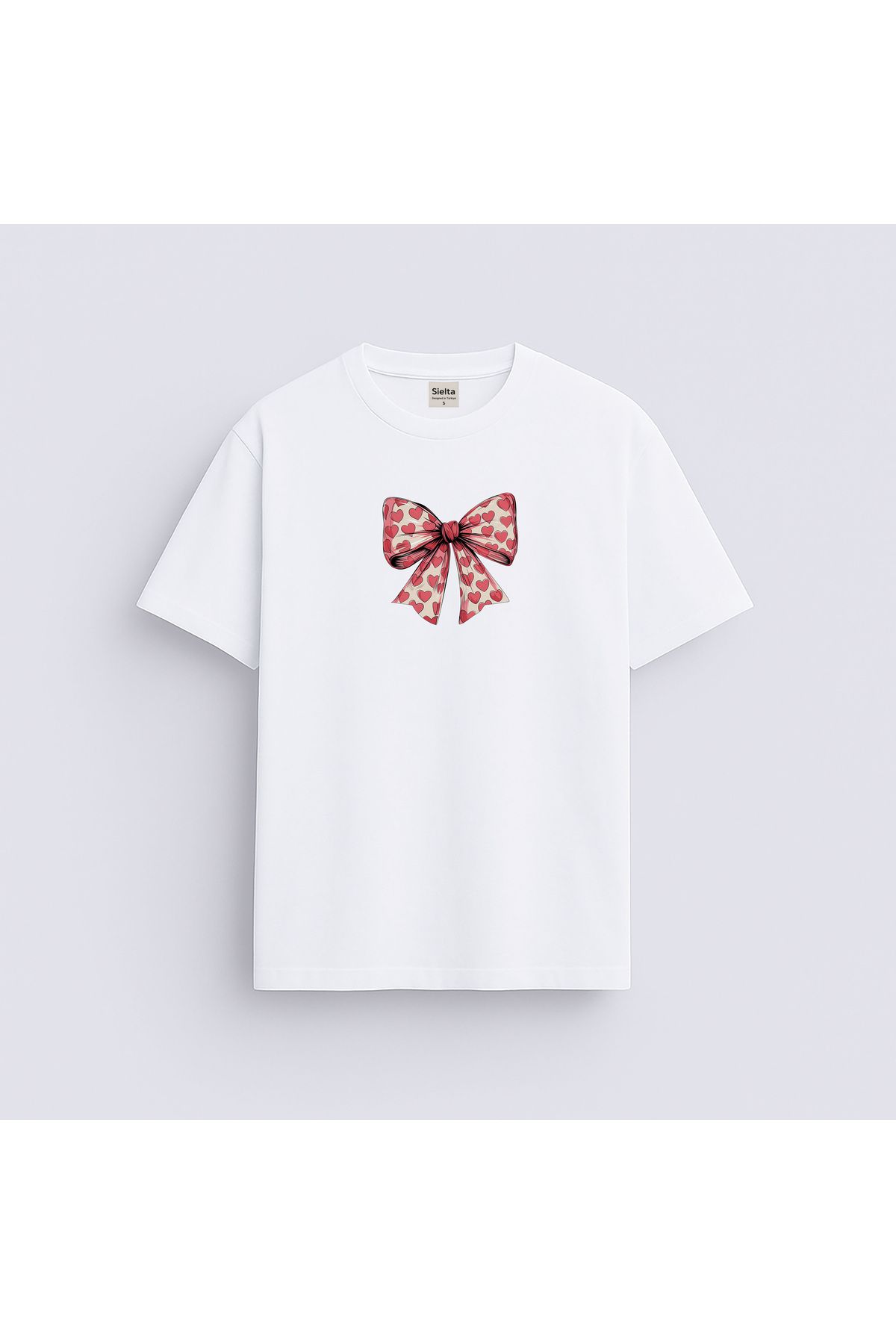sielta Çilekli Summer Yazı Baskılı Unisex Kadın Erkek Bisiklet Yaka T-shirt Tişört