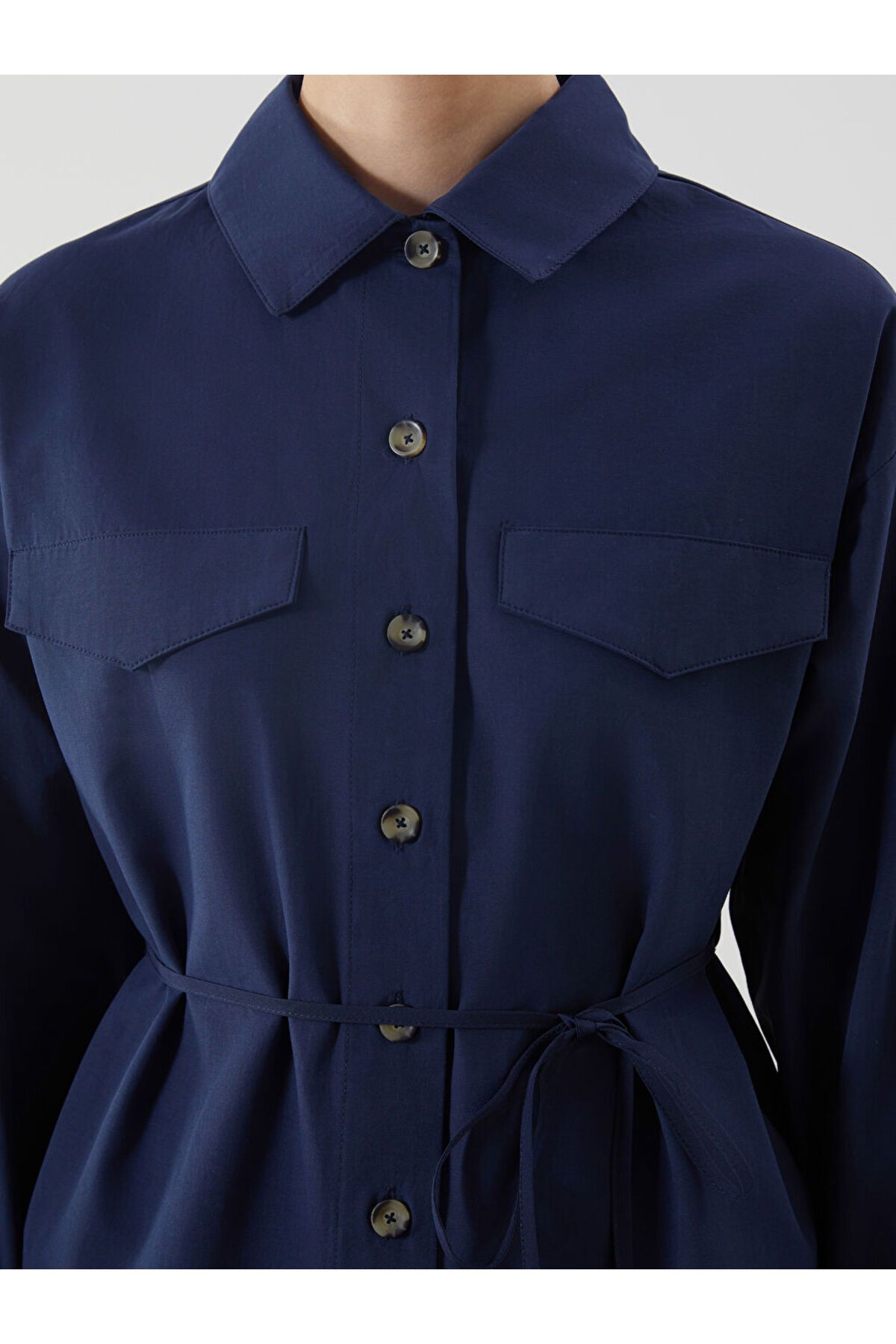 LC Waikiki Yeni Sezon Poplin Kadin Gomlek Tunik - S5MH67Z8
