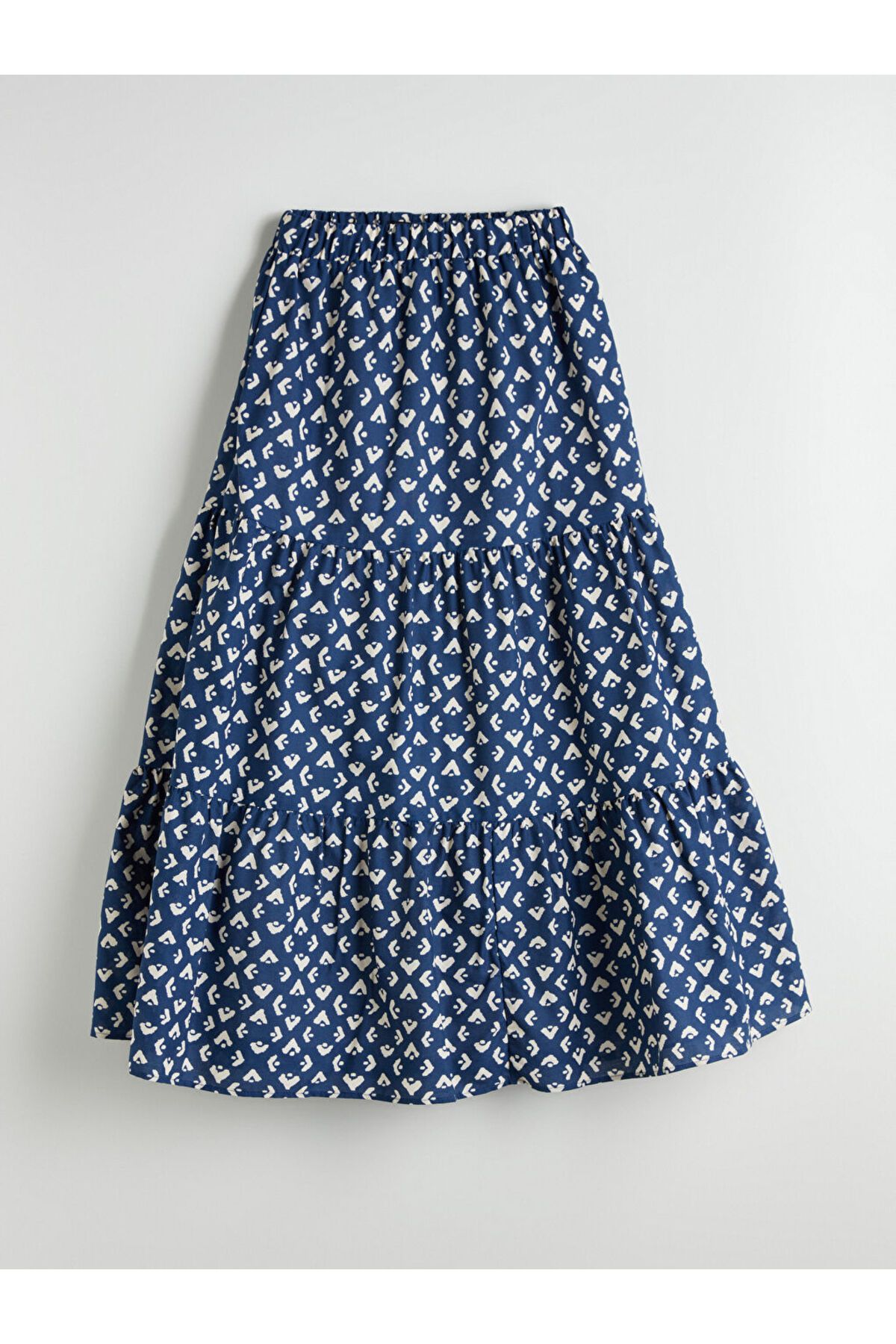 LC Waikiki-New Season Patterned Folded Skirt with Elastic Waist - S5Mi60Z8 5