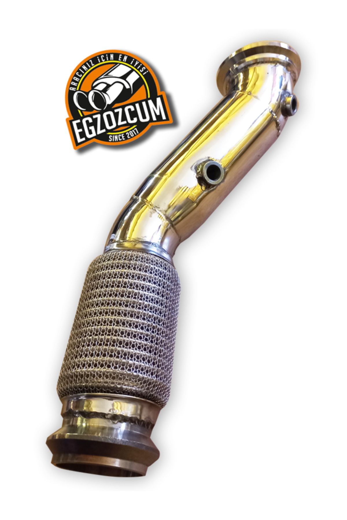 EGZOZCUM BMW G20-3 serisi uyumlu downpipe (2018-2020)