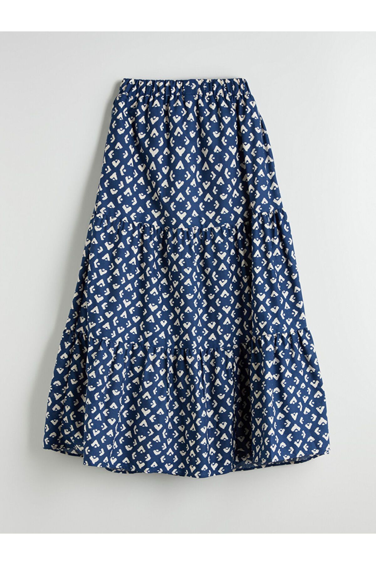 LC Waikiki-New Season Patterned Folded Skirt with Elastic Waist - S5Mi60Z8 6