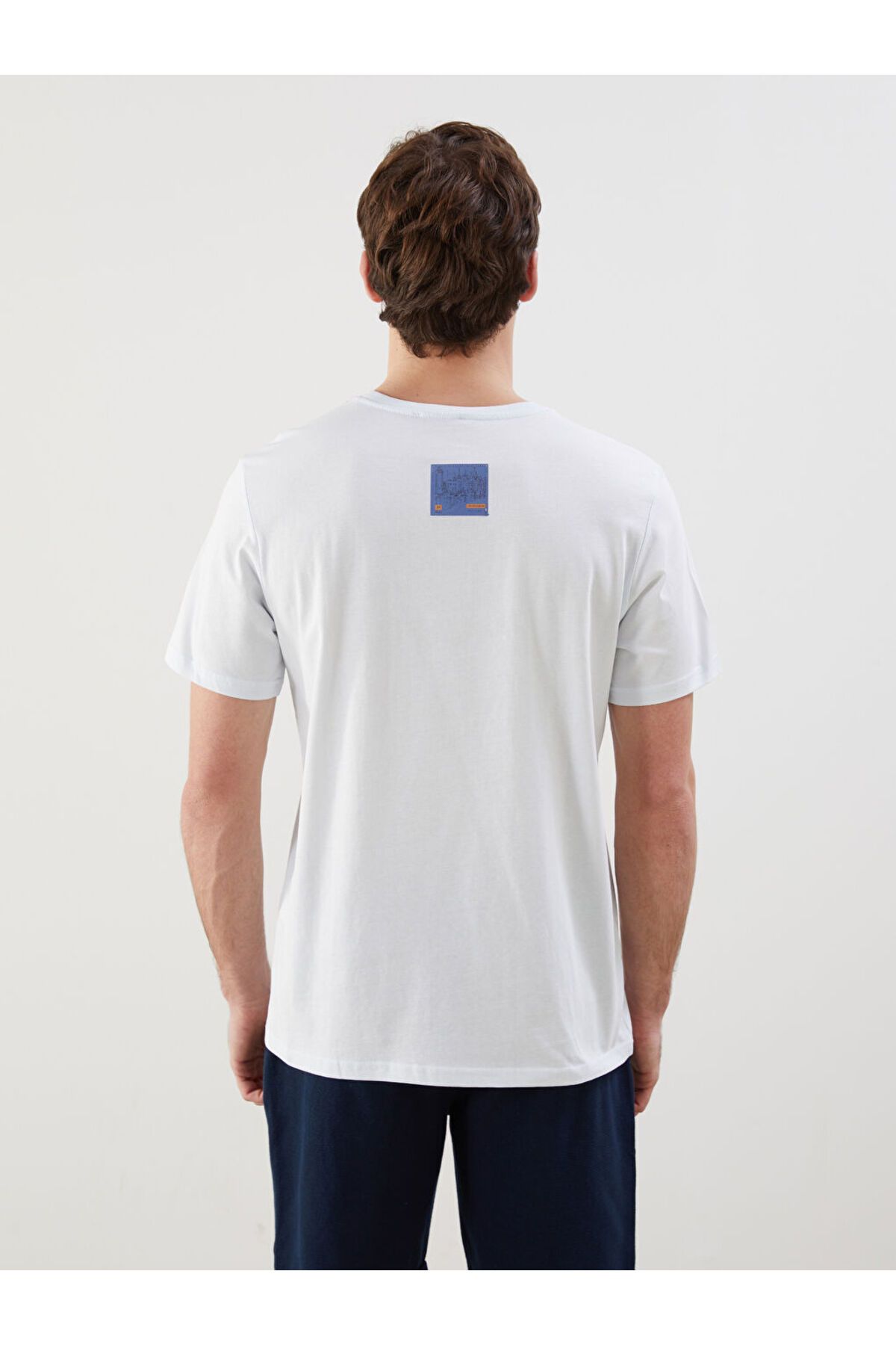 LC Waikiki-Tricou pentru bărbați din bumbac pieptănat imprimat cu mânecă scurtă, sezon nou - S5J813Z8 4