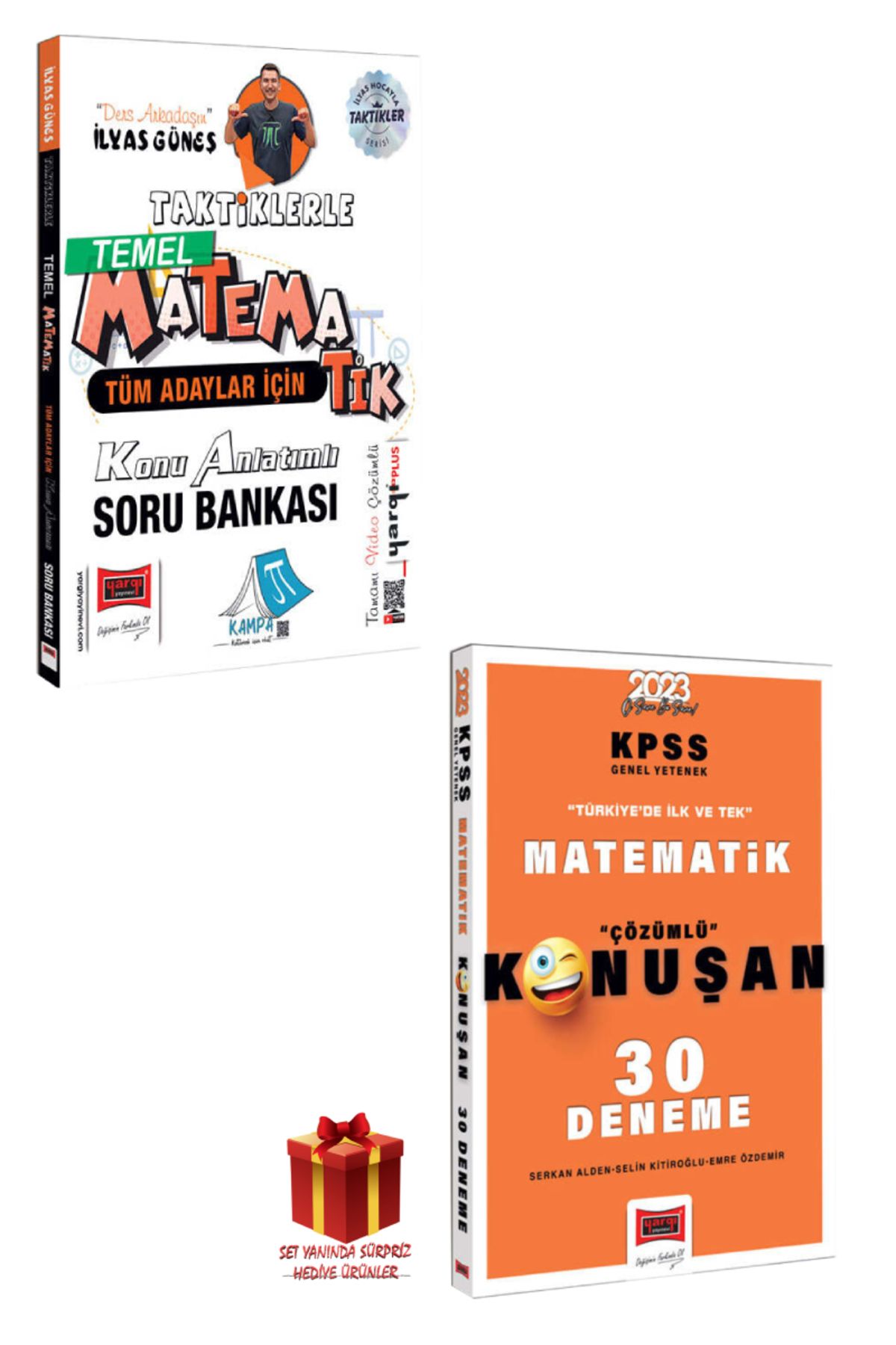 Yargı Yayınları Taktiklerle Temel Matematik Konu Anlatımlı Soru Bankası İlyas Güneş+Matematik Deneme+Hediye