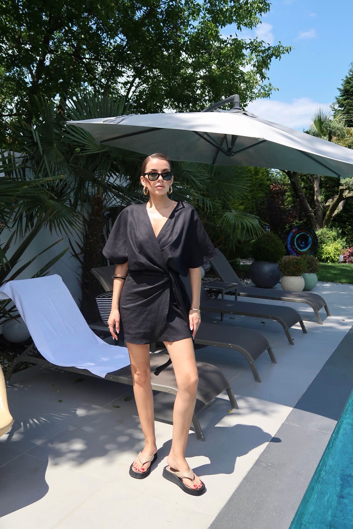 Swass Palma Summer Maya Elbise Siyah