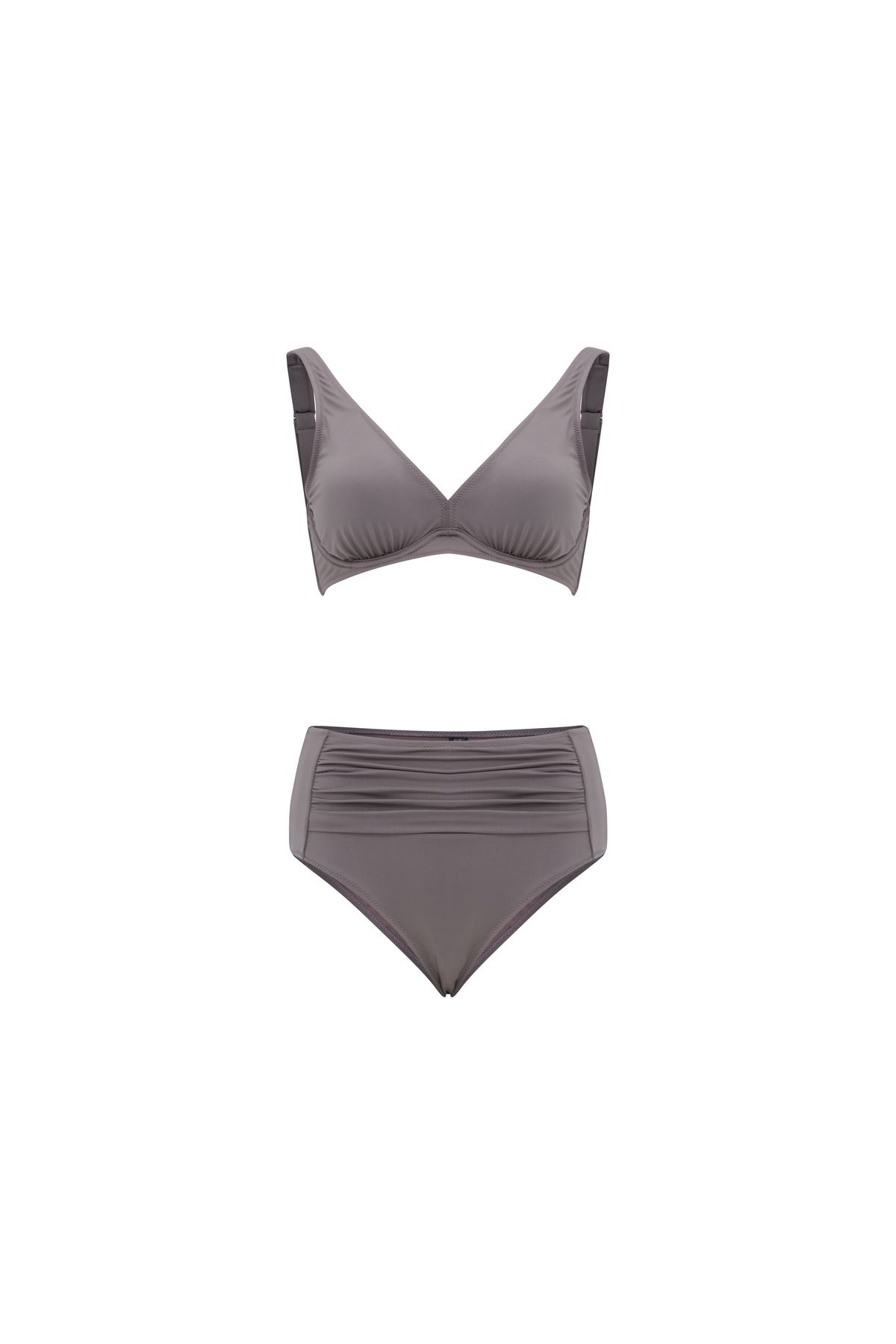 eva clothing Kadın Gri Bikini Takımı
