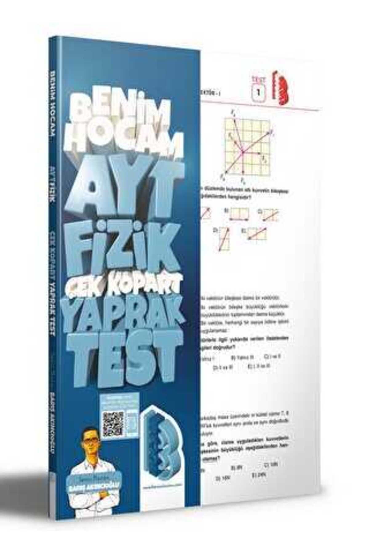 FourArts Benim Hocam Yayınları 2023 AYT Fizik Çek Kopar Yaprak Test