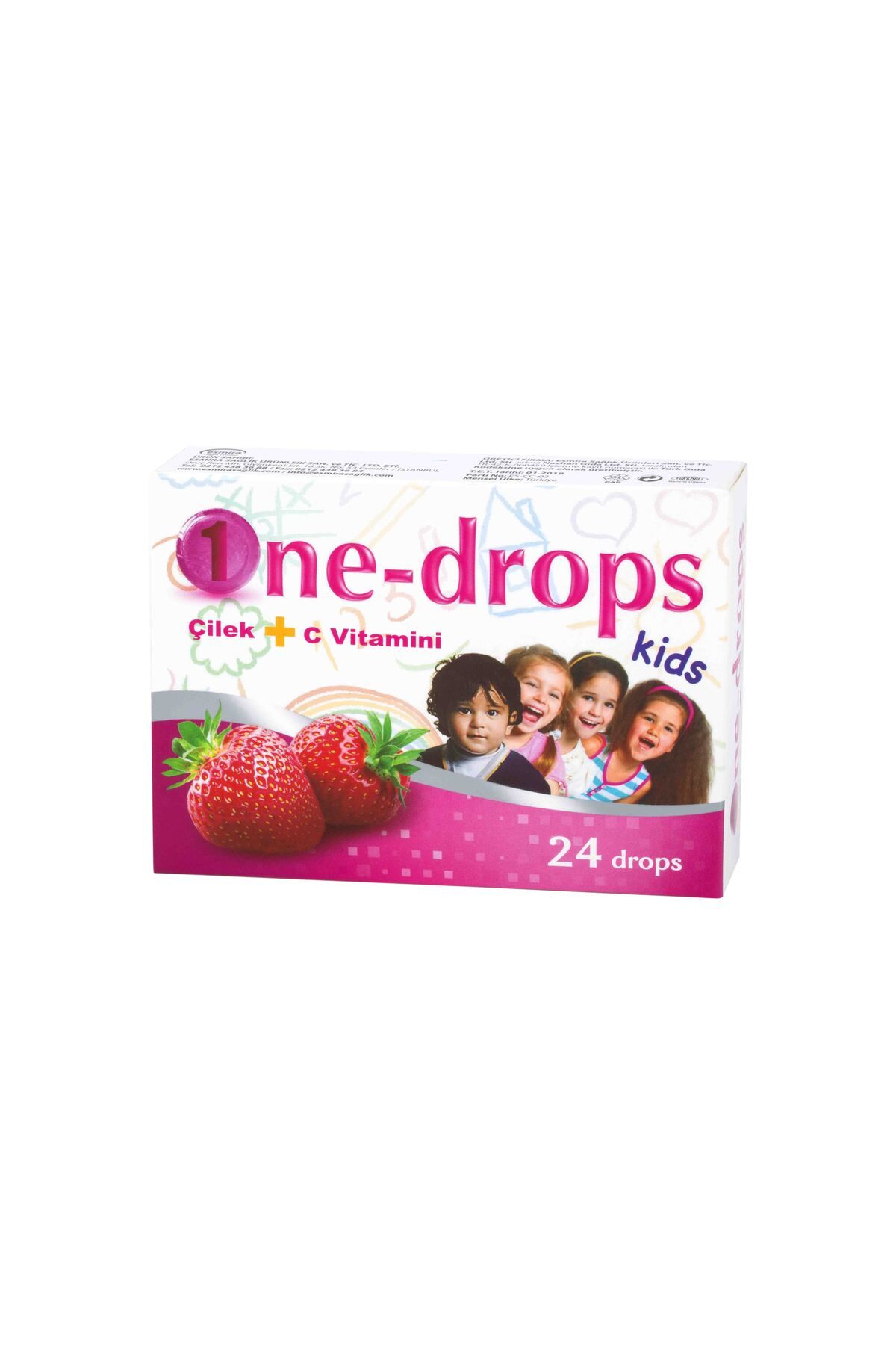 Miraderm One-drops Kids Çilek-c Vitamini 24 Drops