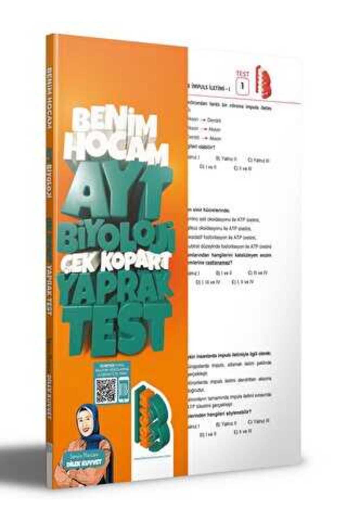 FourArts Benim Hocam Yayınları 2023 AYT Biyoloji Çek Kopar Yaprak Test
