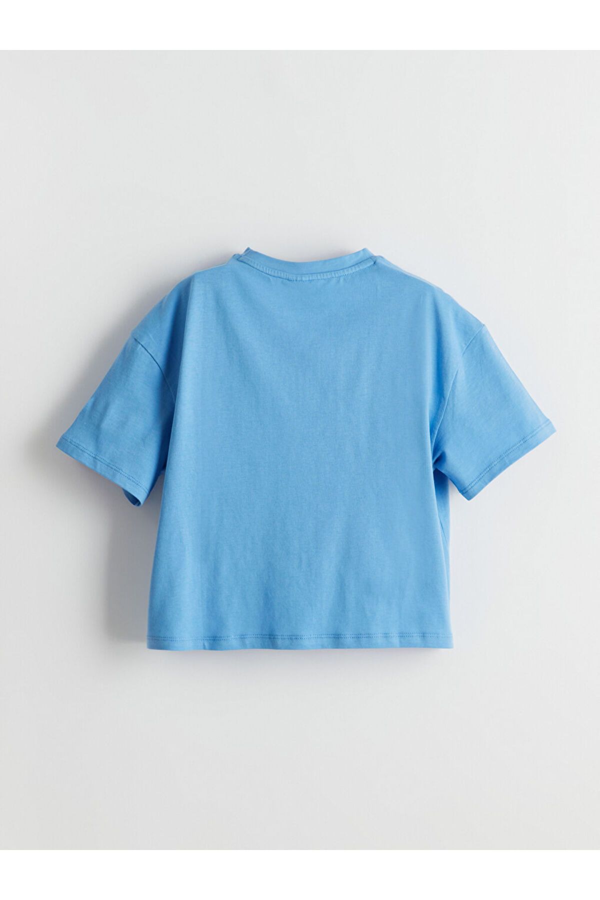 LC Waikiki-Tricou pentru fetiță din bumbac pieptănat cu flori de sezon nou - S5KJ78Z4 3