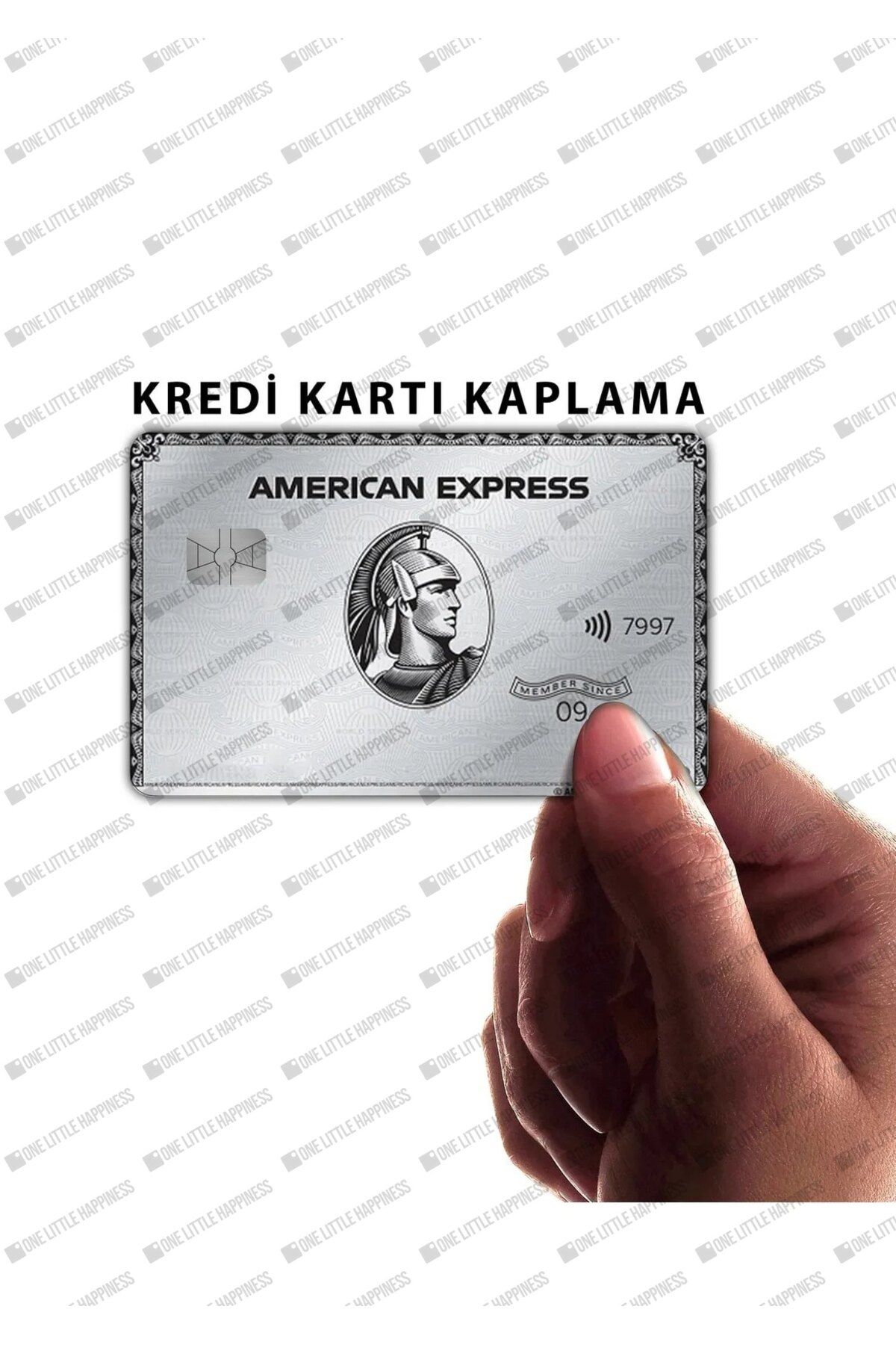 One Little Happiness American Express Silver Kredi Kartı & Akbil Sticker Kaplama