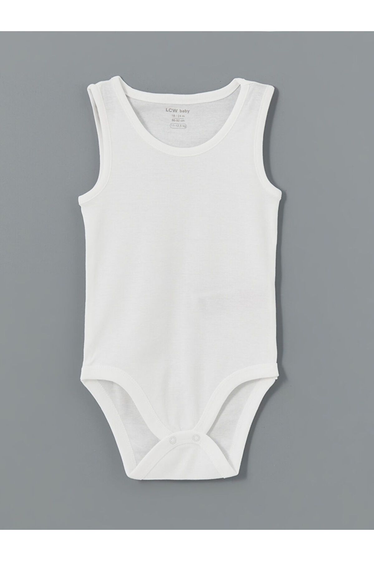 LC Waikiki Yeni Sezon Organik Kumas Erkek Bebek Citcitli Bodysuit 2'li - S54558Z1