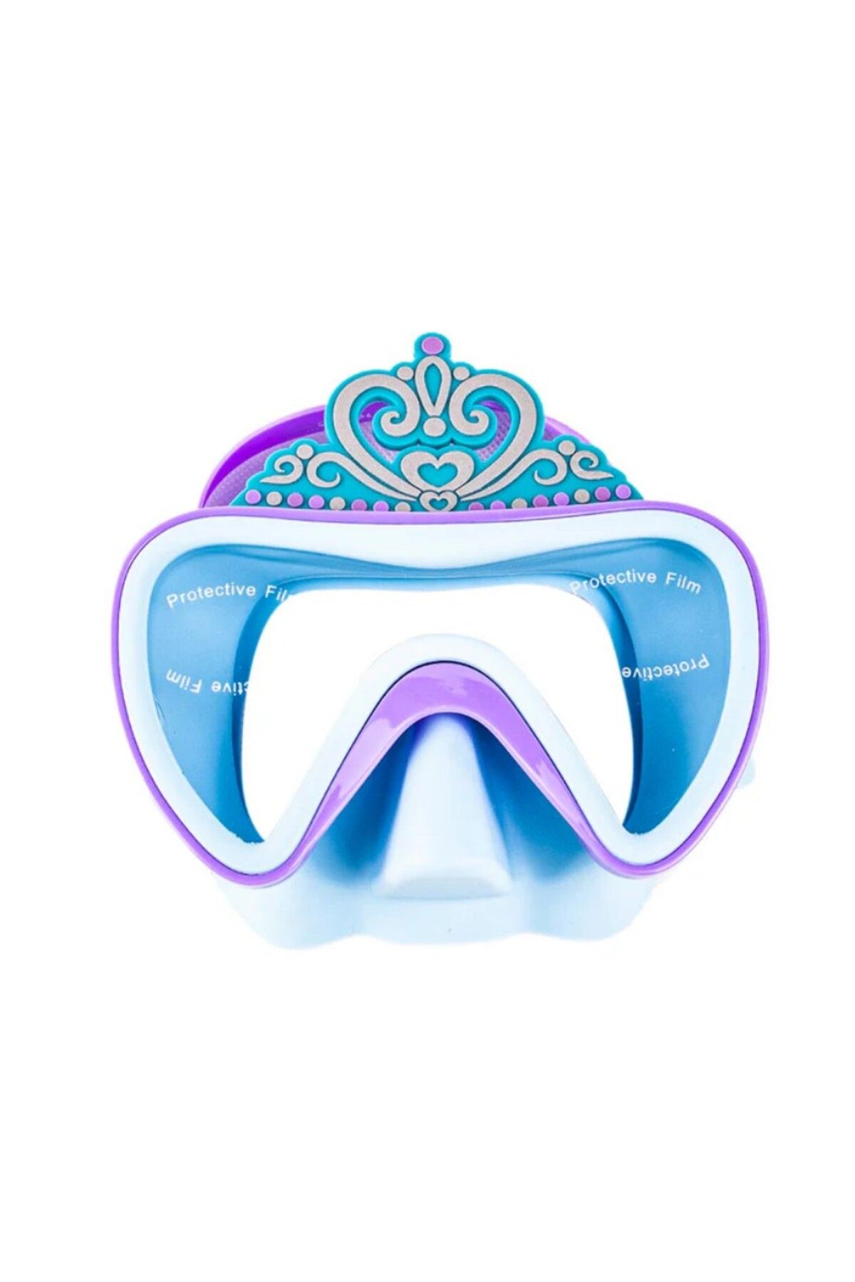 Aqua2ude Princess Crown Blue Mask - Çocuk Deniz Maskesi