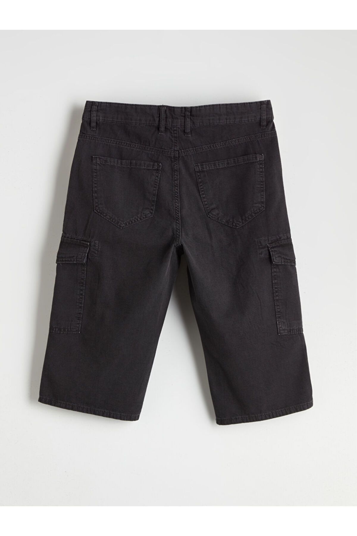LC Waikiki-Sparkling Selections from Shining Store |   Jeans Gray Men's Cargo Jean Shorts 6