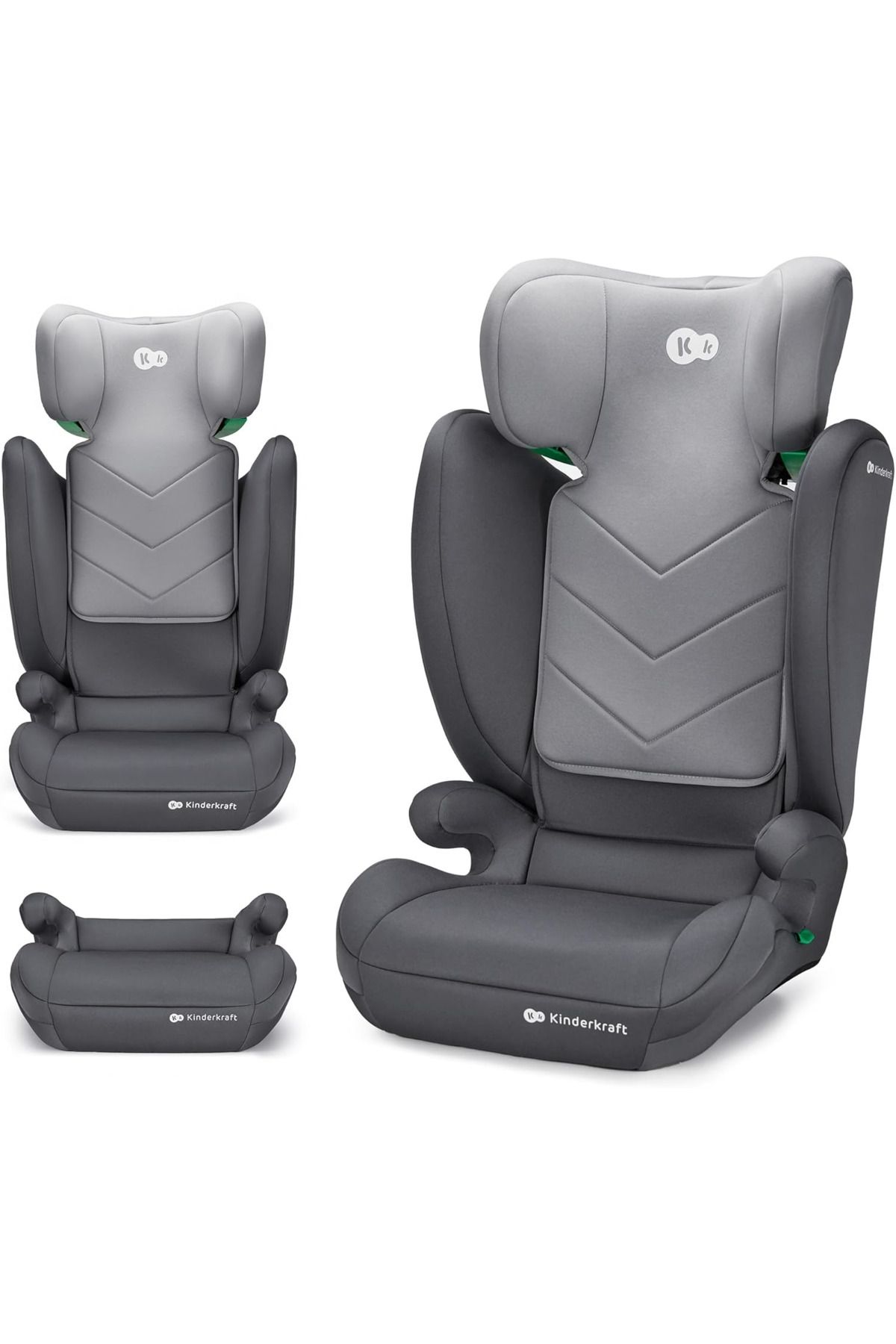 Kinderkraft I-Spark I-Size Oto Koltuğu, 100–150 cm, 3.5–12 Yaş, Yan Koruma, Hafif